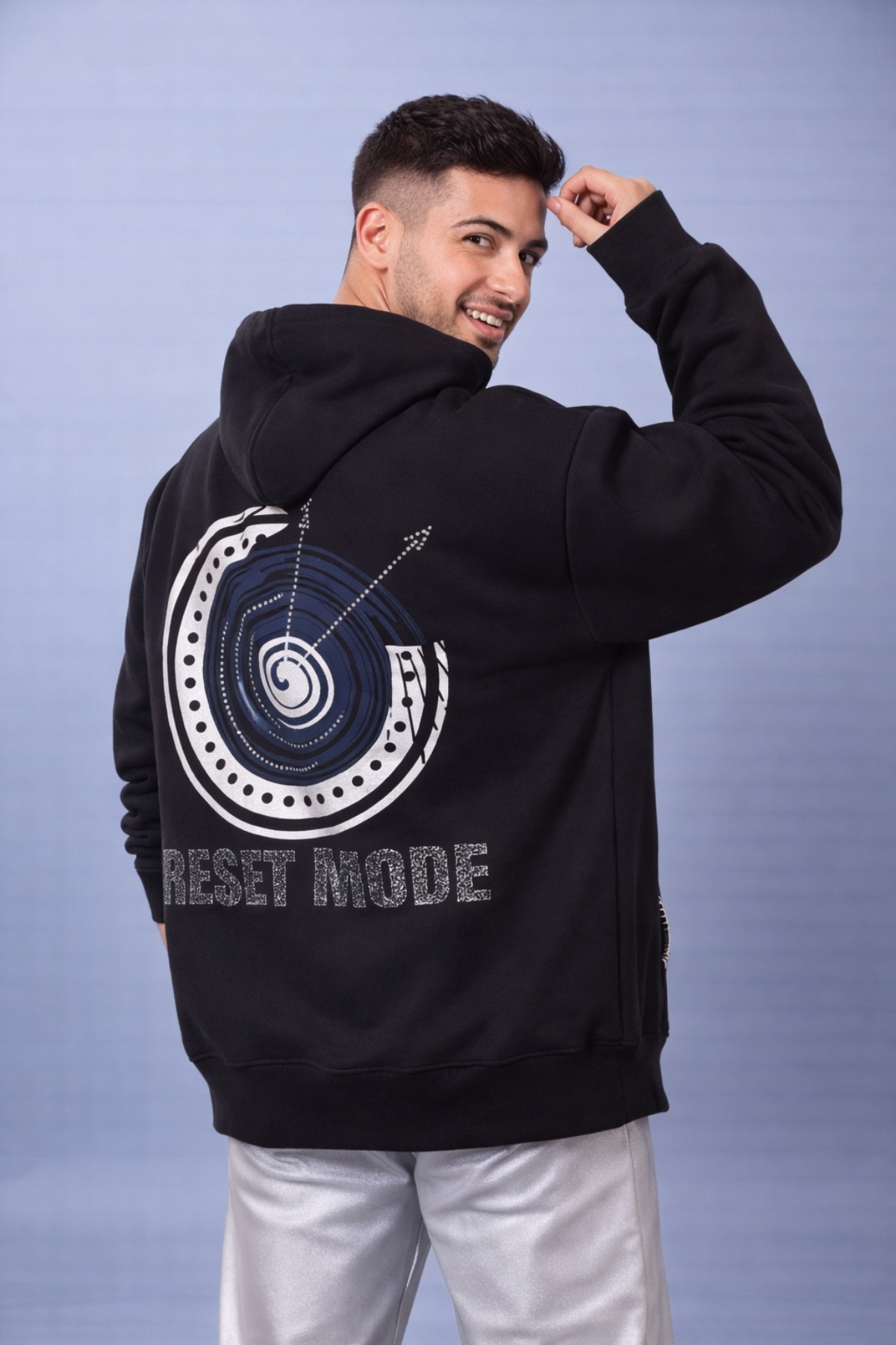Reset  Handcrafted Hoodie