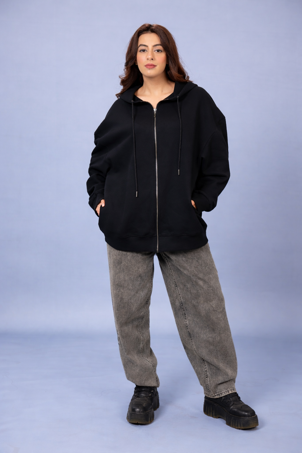 SAFARNAMA is made for wanderers at heart, those who love spontaneous plans and effortless fits. Crafted from a cosy cotton–fleece blend that keeps you warm without the bulk, this hoodie blends comfort with adventure. Its unique built-in backpack adds hands-free functionality for travel, errands, or sudden detours. With versatile colours that slip easily into streetwear looks, SAFARNAMA turns movement into style. It’s more than a hoodie, it’s your journey, ready to go.