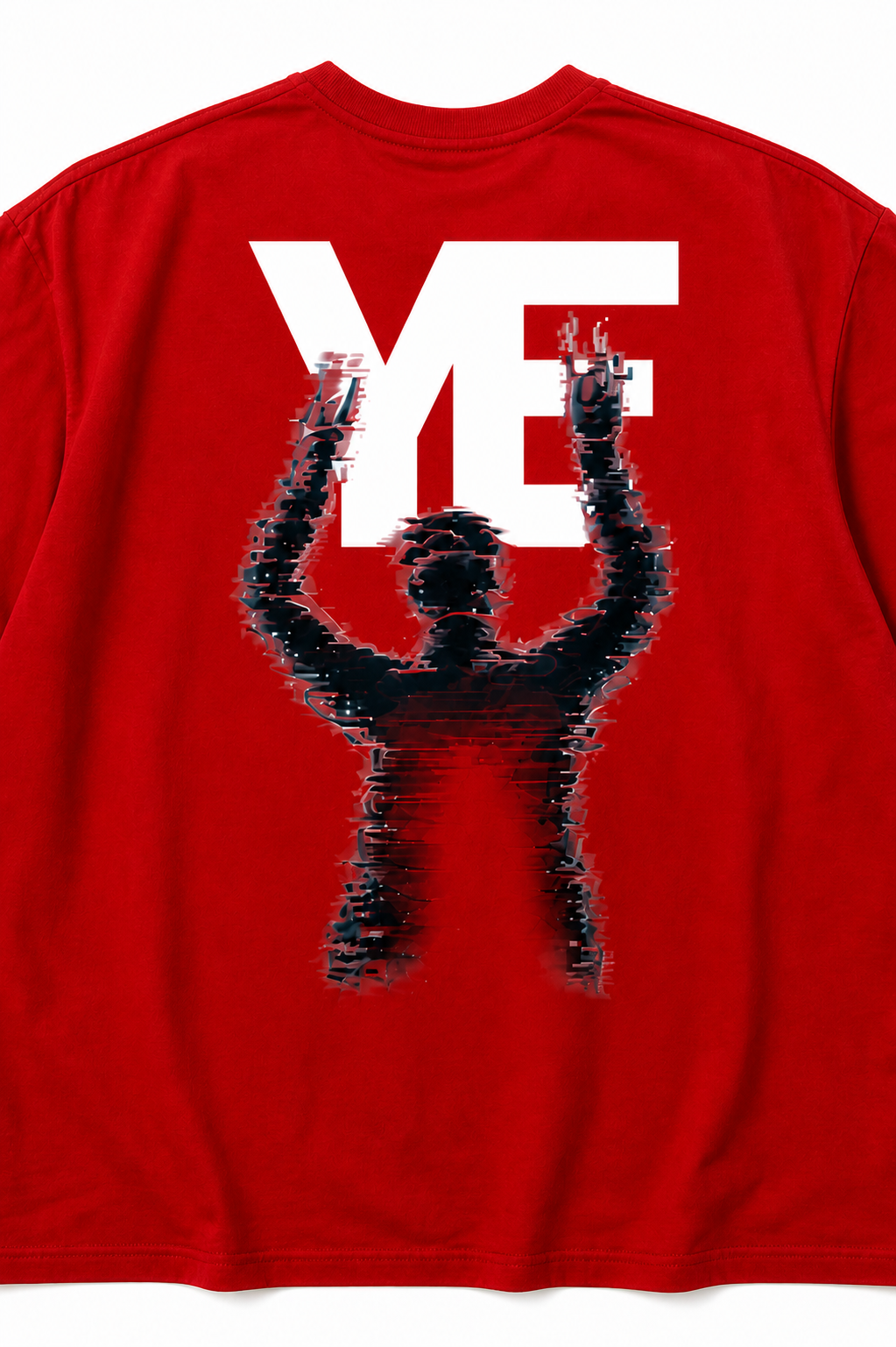 YE Red Concert Ready Oversized Tee - Men