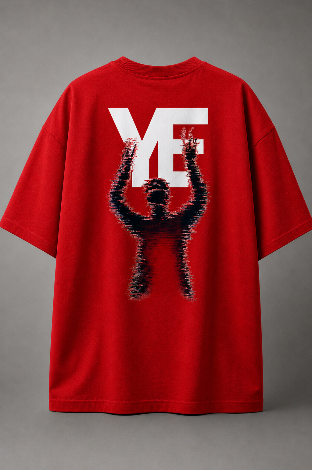 YE Red Concert Ready Oversized Tee- Women
