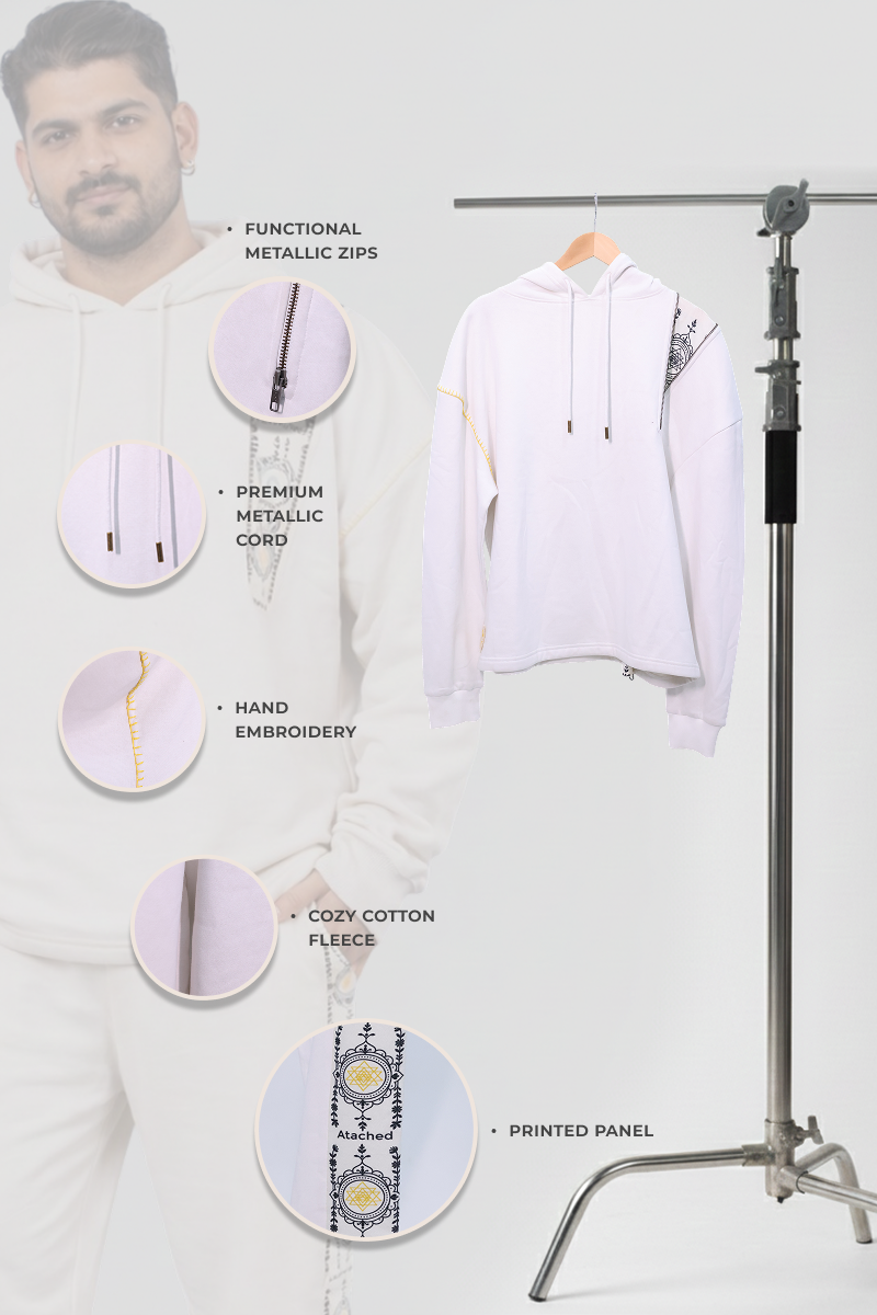 Cosmic Handcrafted Hoodie