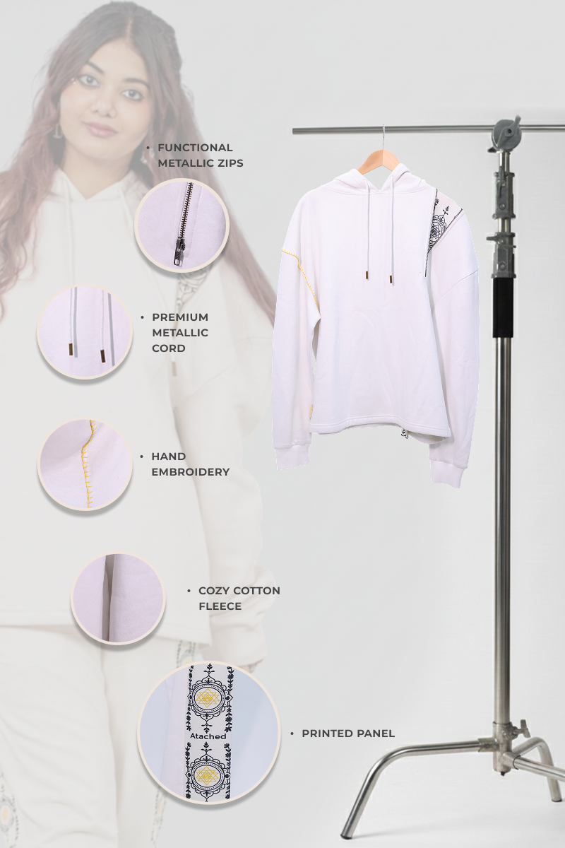 Cosmic Handcrafted Hoodie