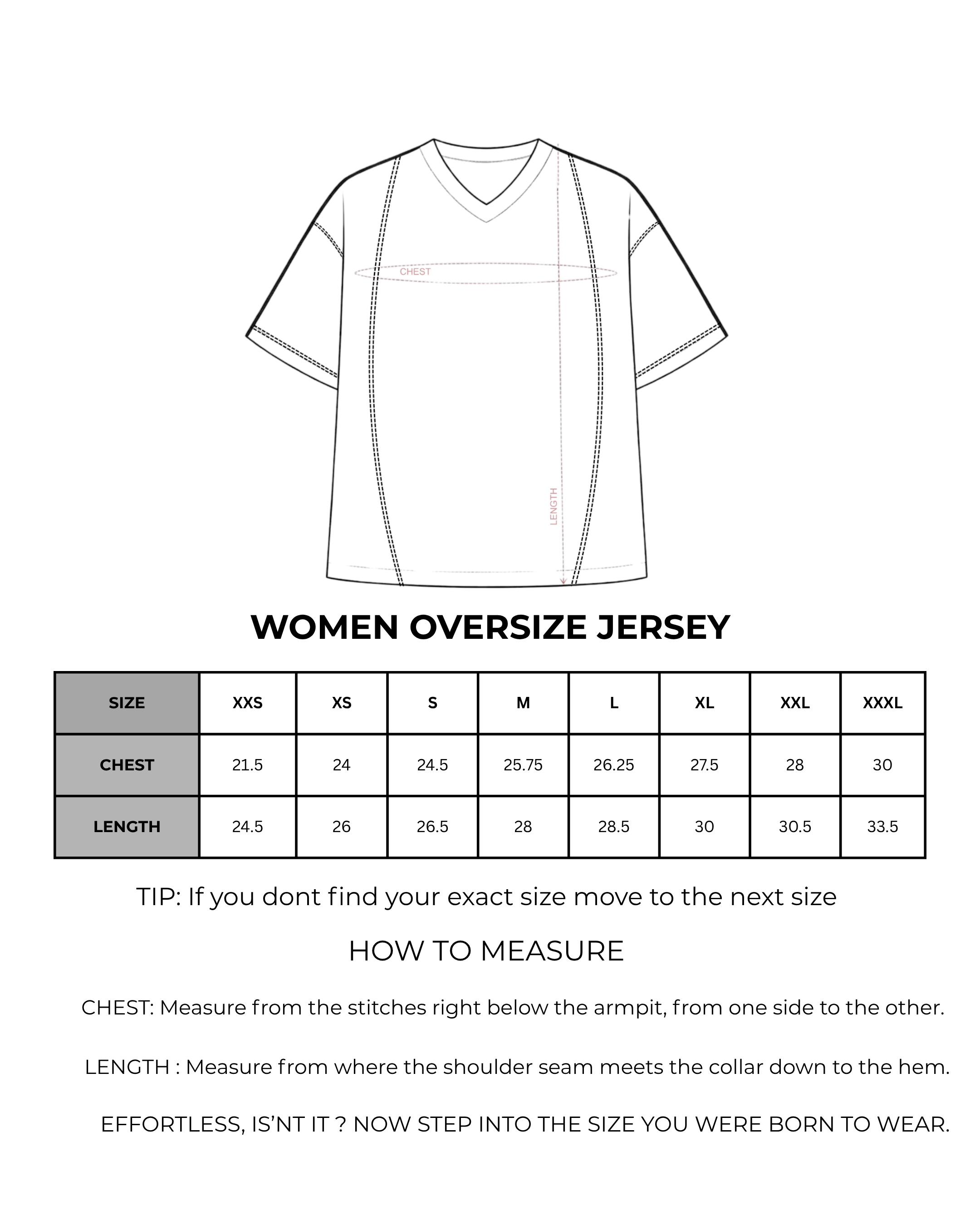 Oversized Jersey - Women