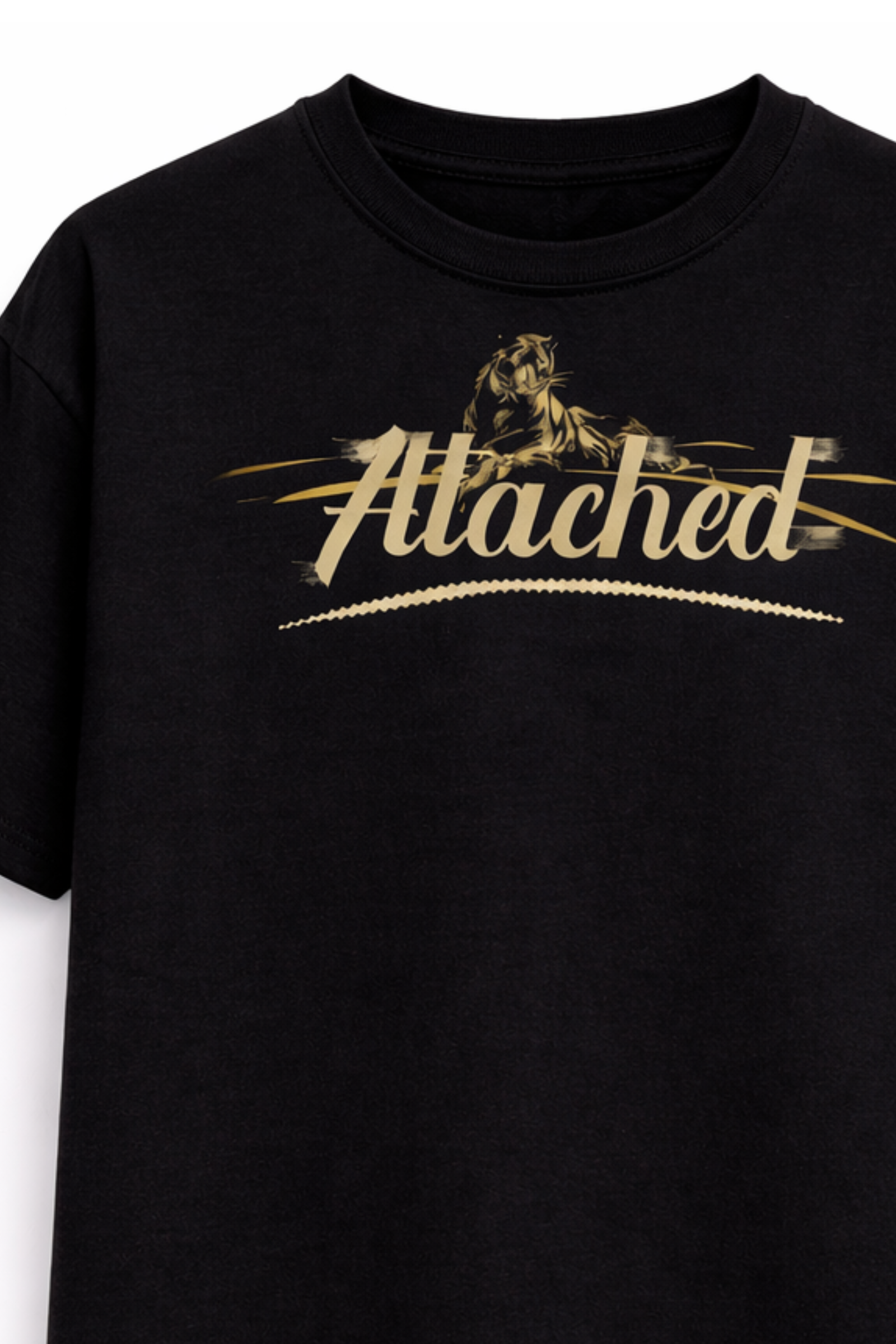 Midnight Panther Oversized Tee - Men