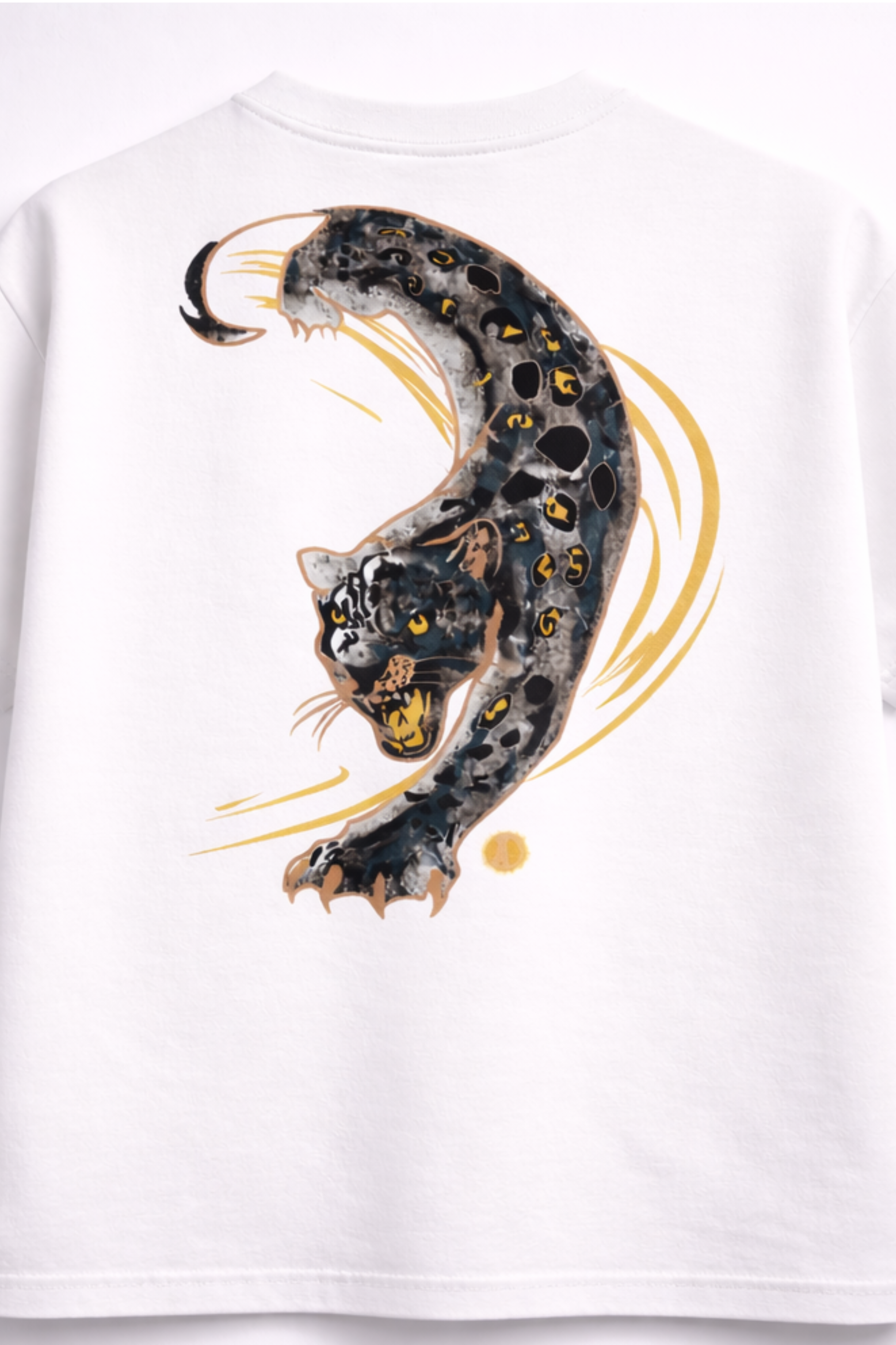 Midnight Panther Oversized Tee - Men