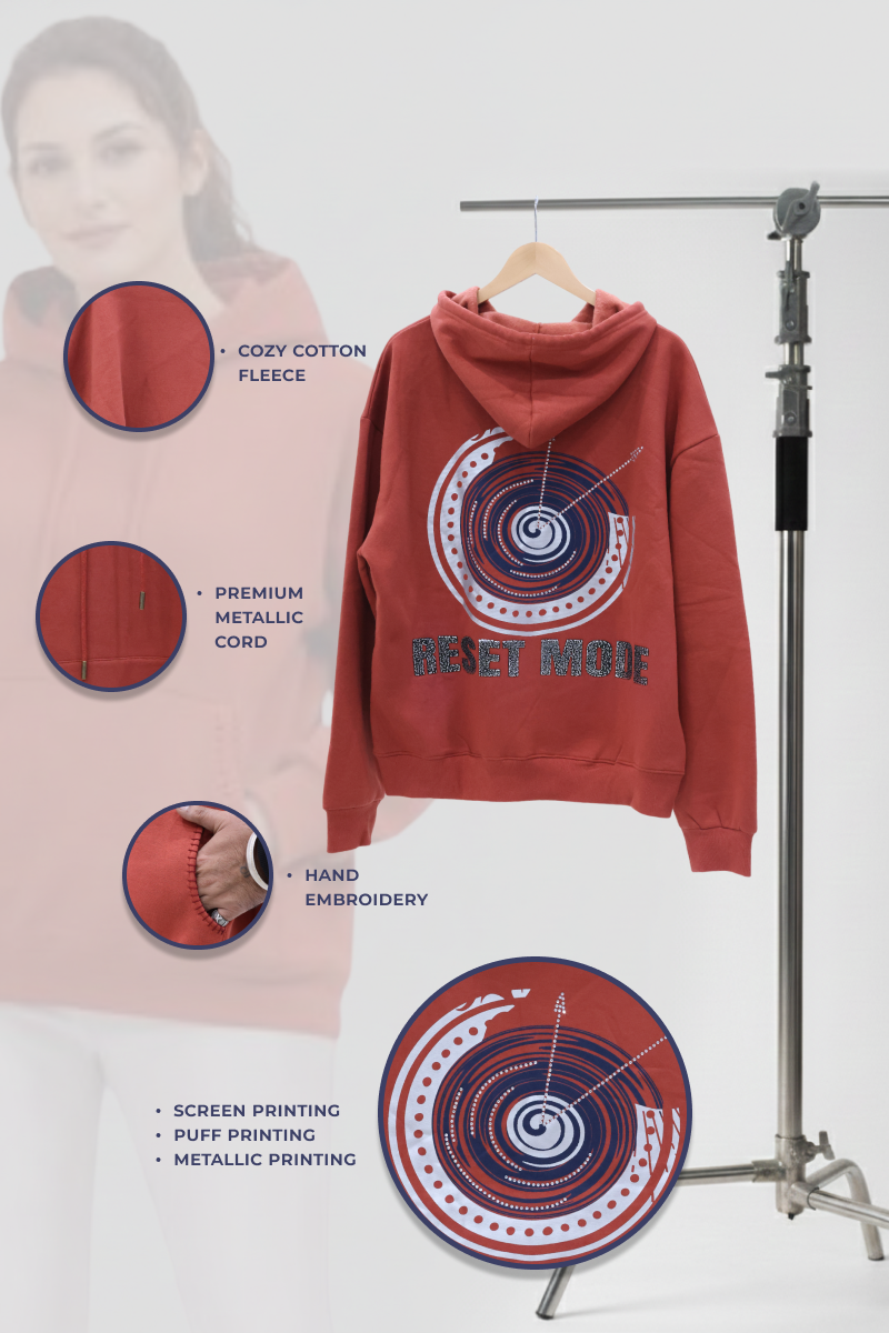 Reset Handcrafted Hoodie