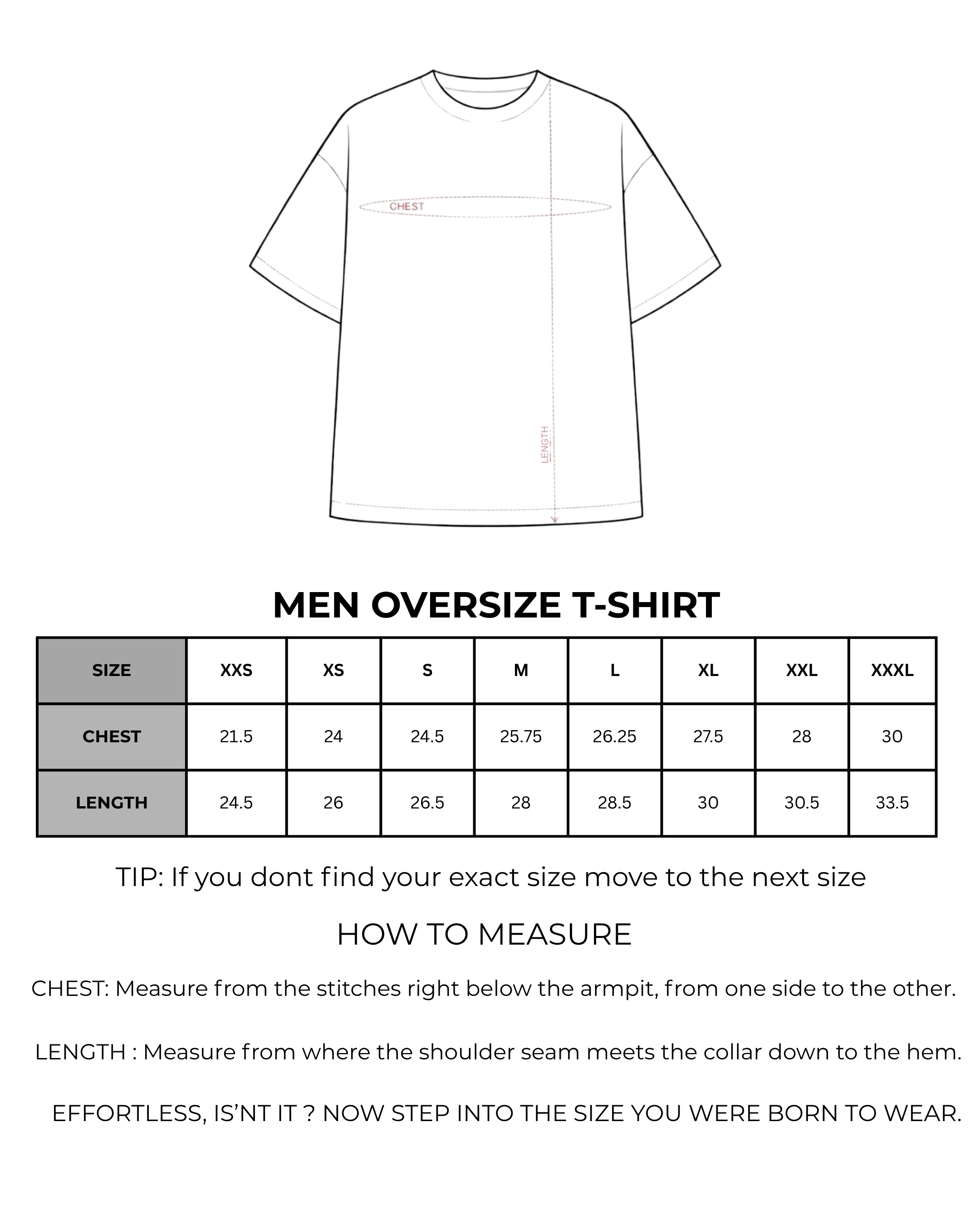Strings Oversized Tee - Men