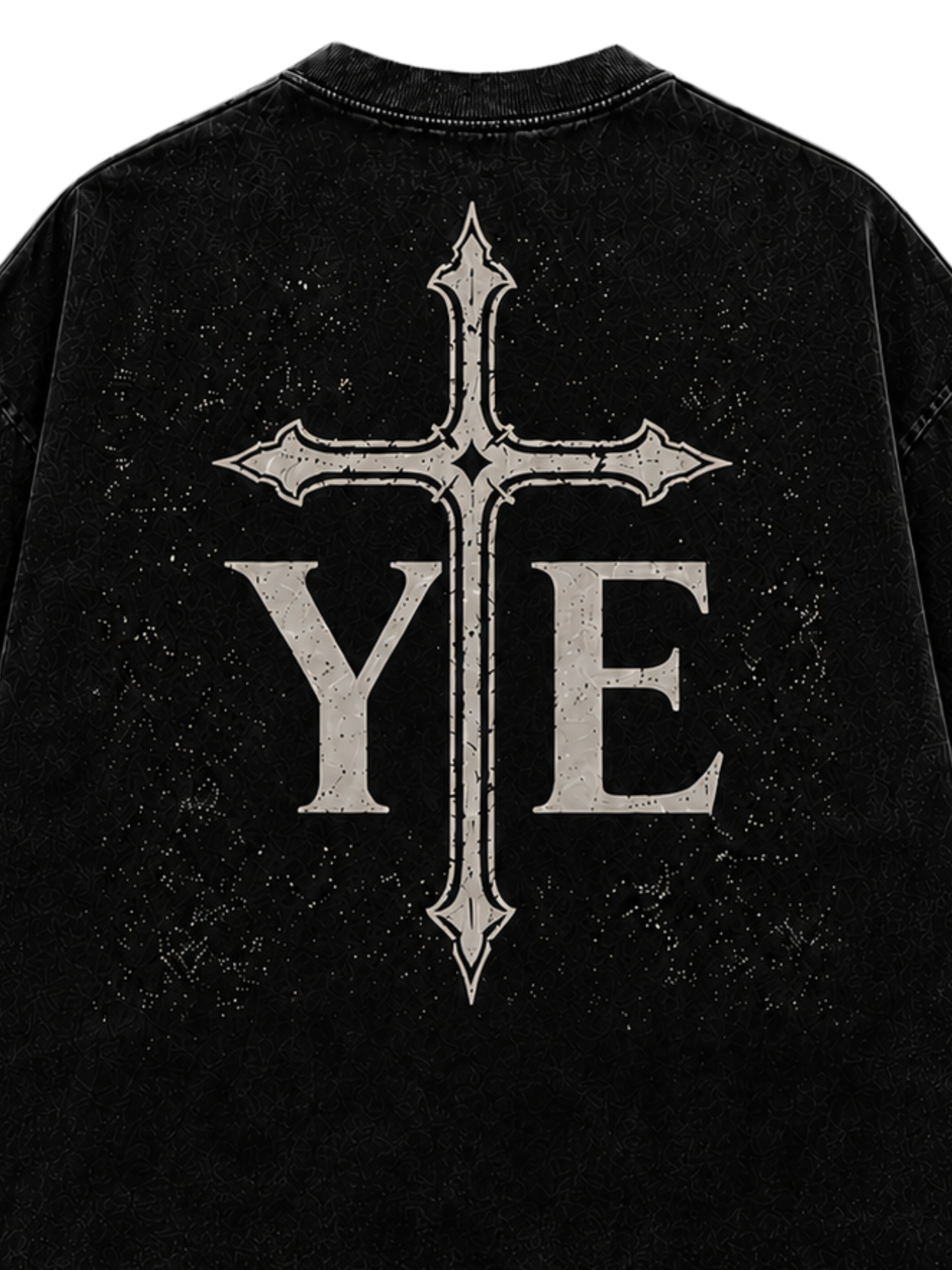YE Gothic Cross X YE Red Concert Ready Couple Combo Oversized Tee — Performer Exclusive