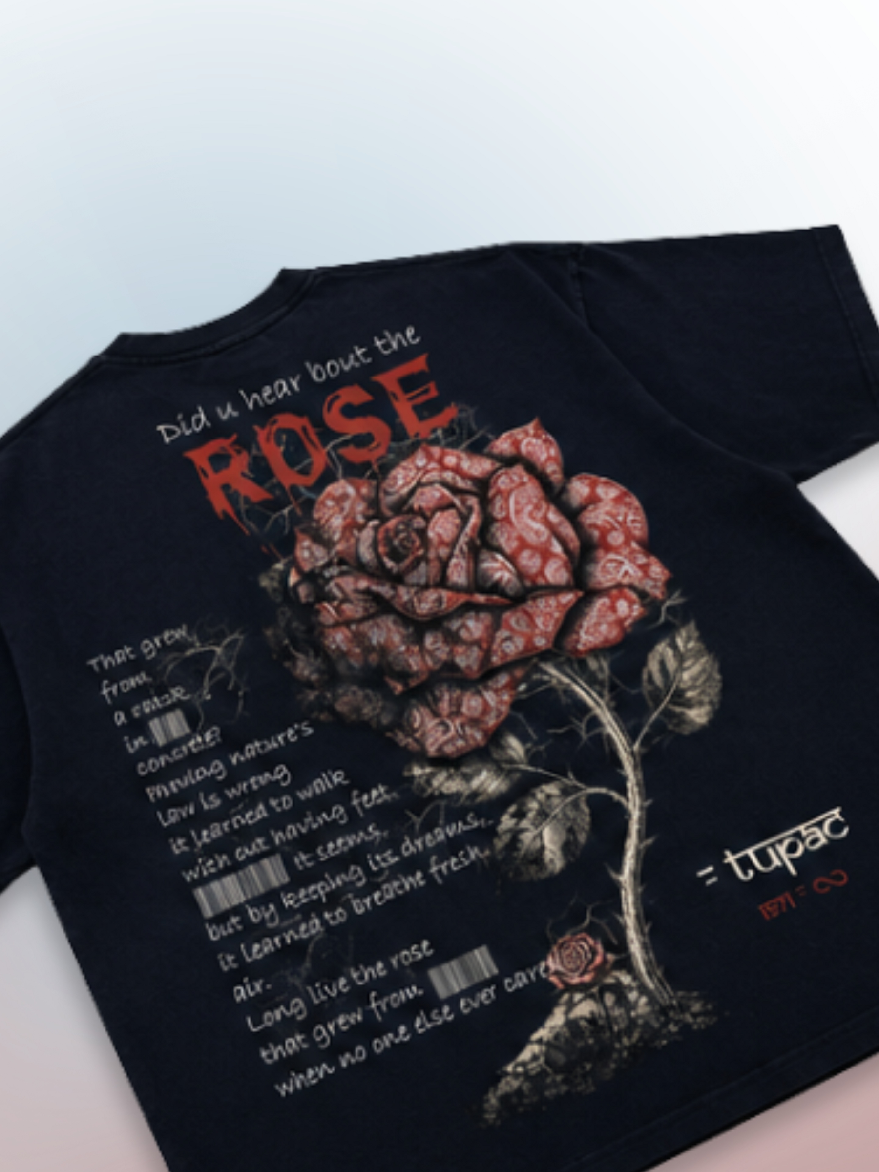 Long Live the Rose Oversized Tee - Men