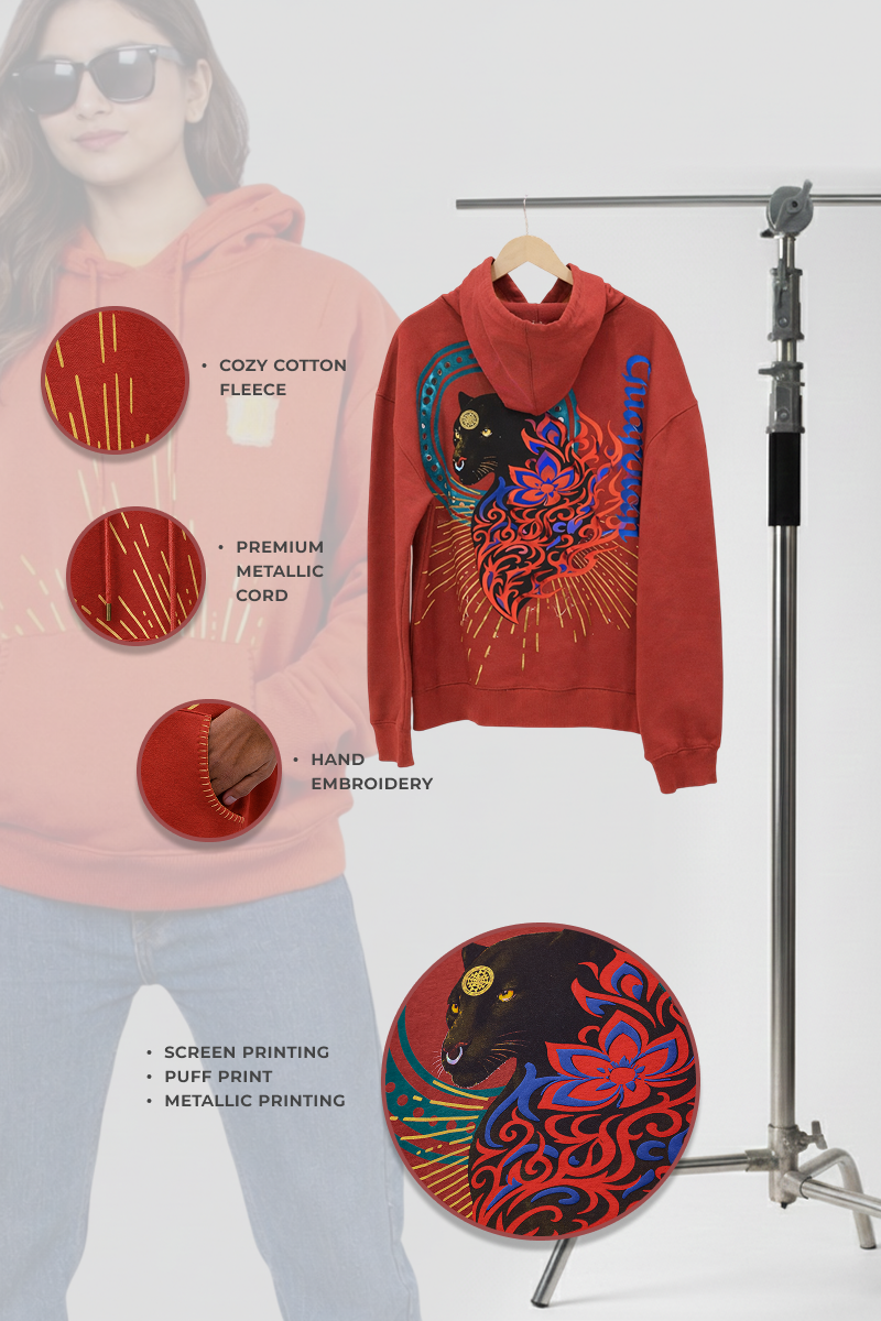 Veerya  Handcrafted Hoodie