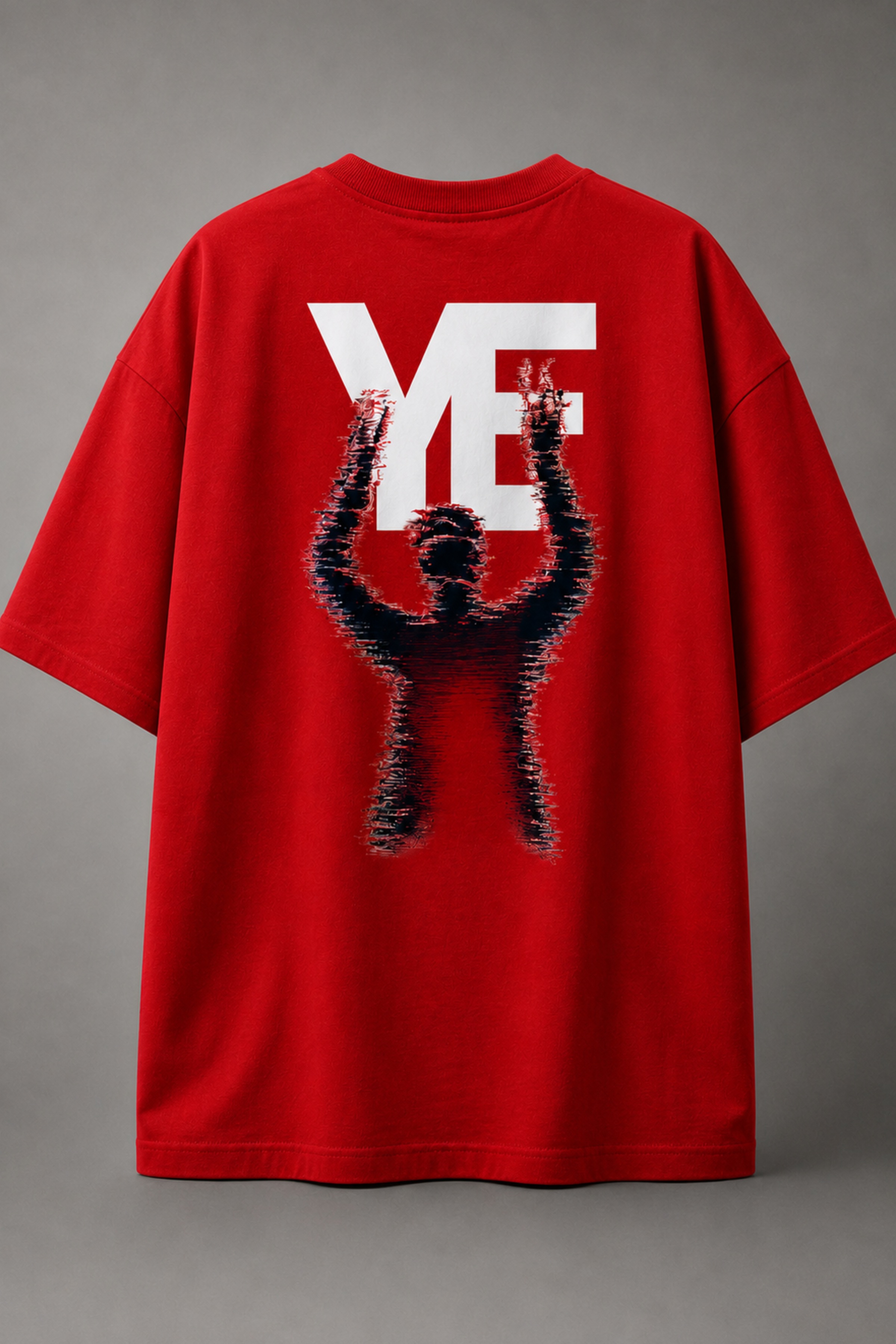 YE Red Concert Ready Oversized Tee - Men