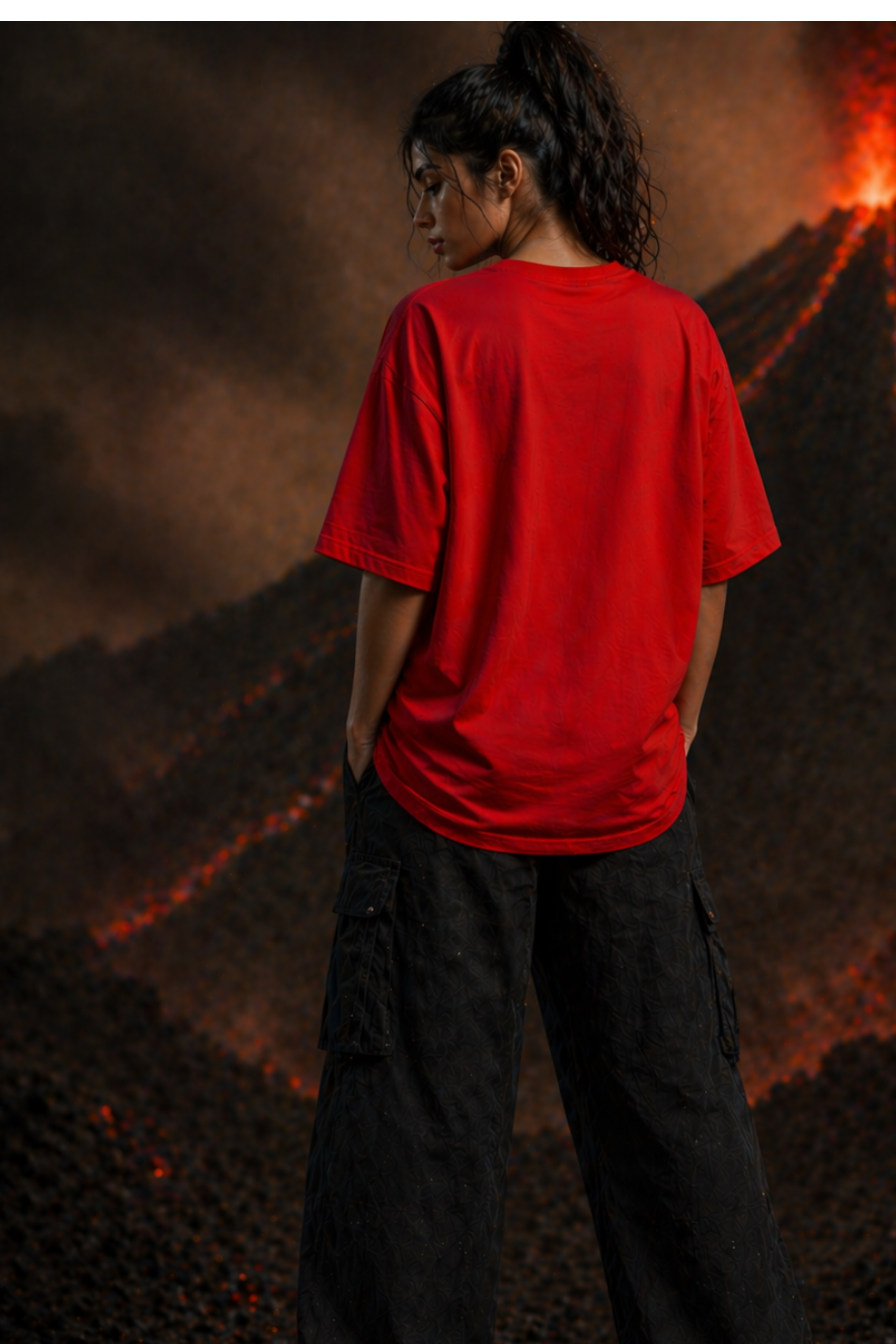 Mount Everest Oversized Tee - WOMEN