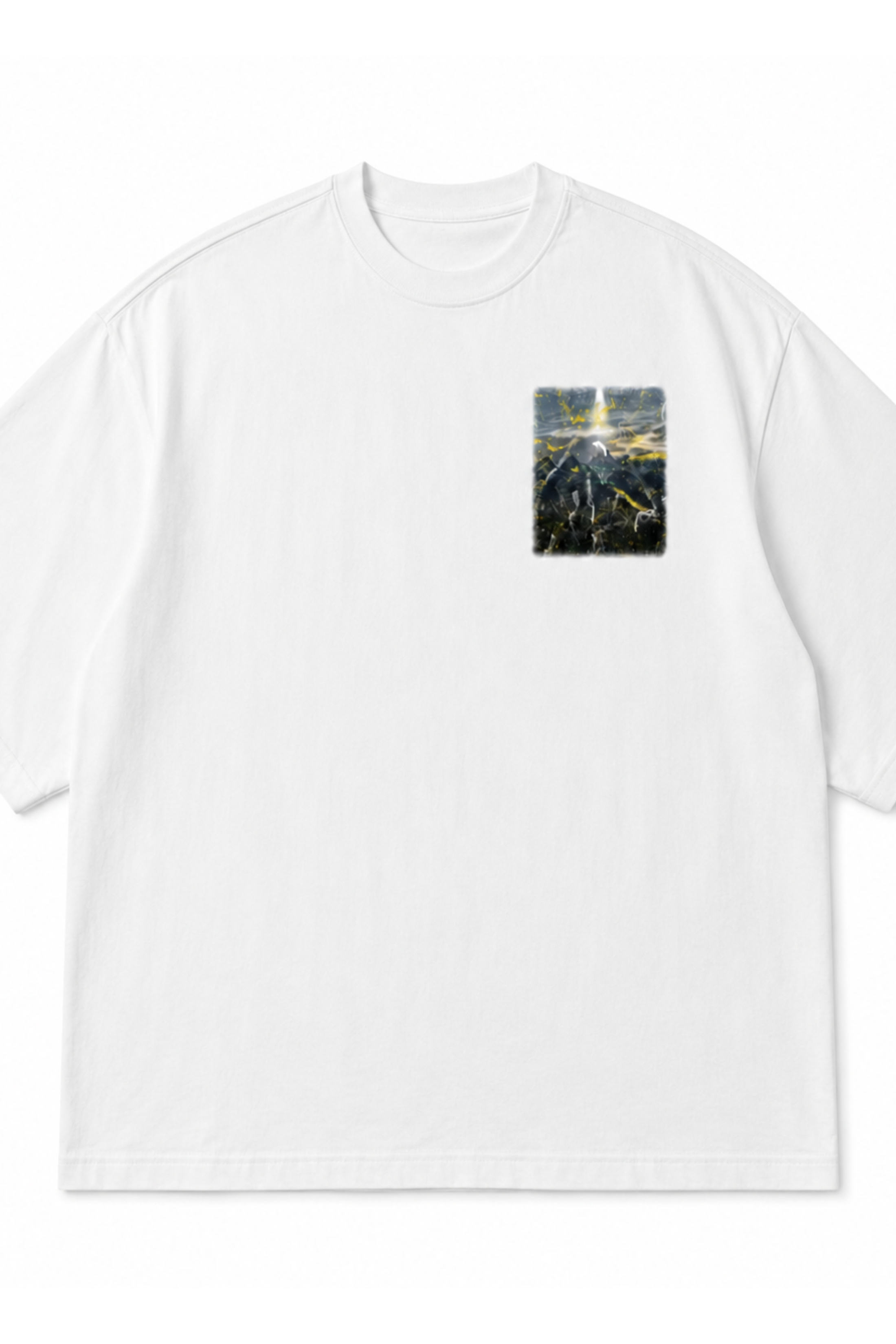 YE Bully White Concert Ready Oversized T-shirt for Women Graphic View - Atached Streetwear India