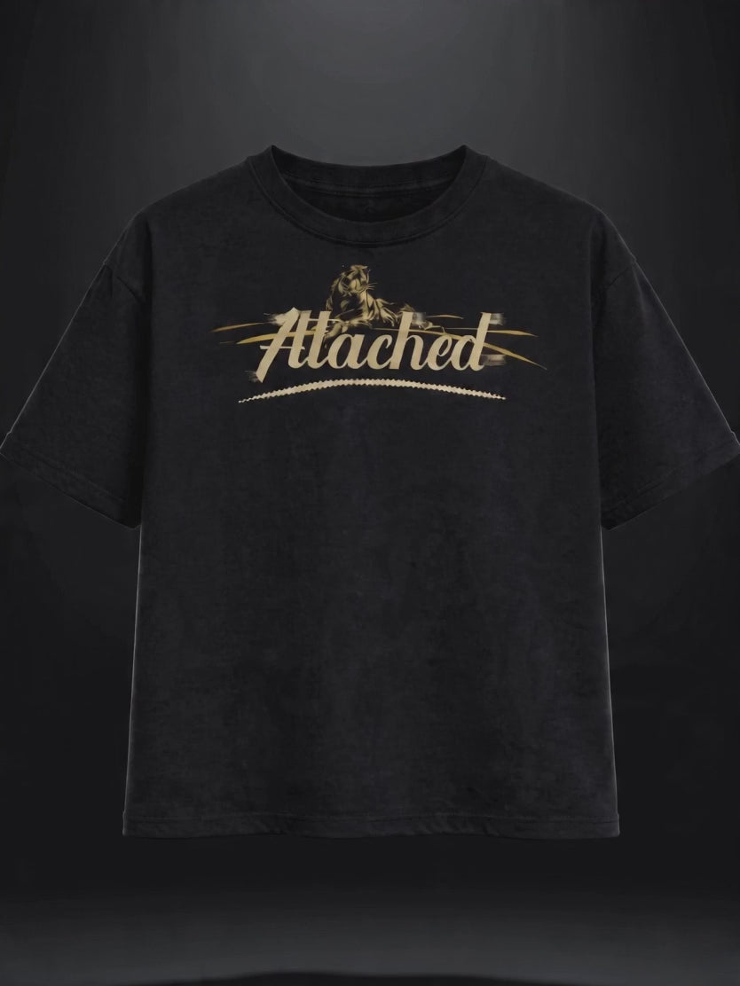 Midnight Panther Oversized Tee - Men