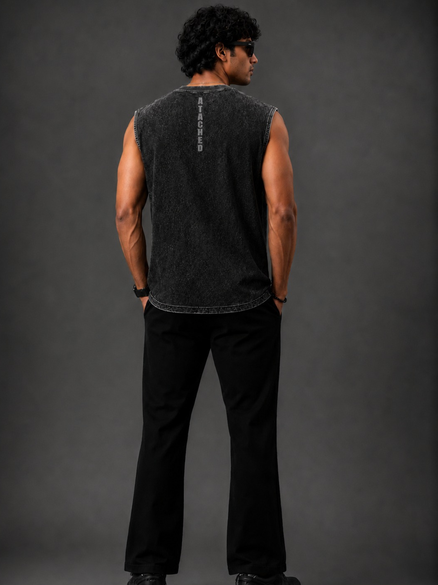 PulseMax Black Athletic Vest + VeloDrive Sport Vest - Men's Combo