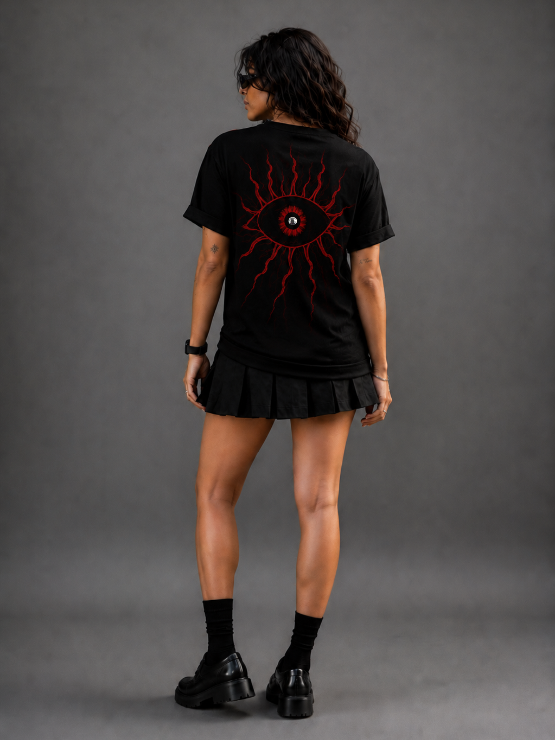 Phobia Oversized Tee Black - Women