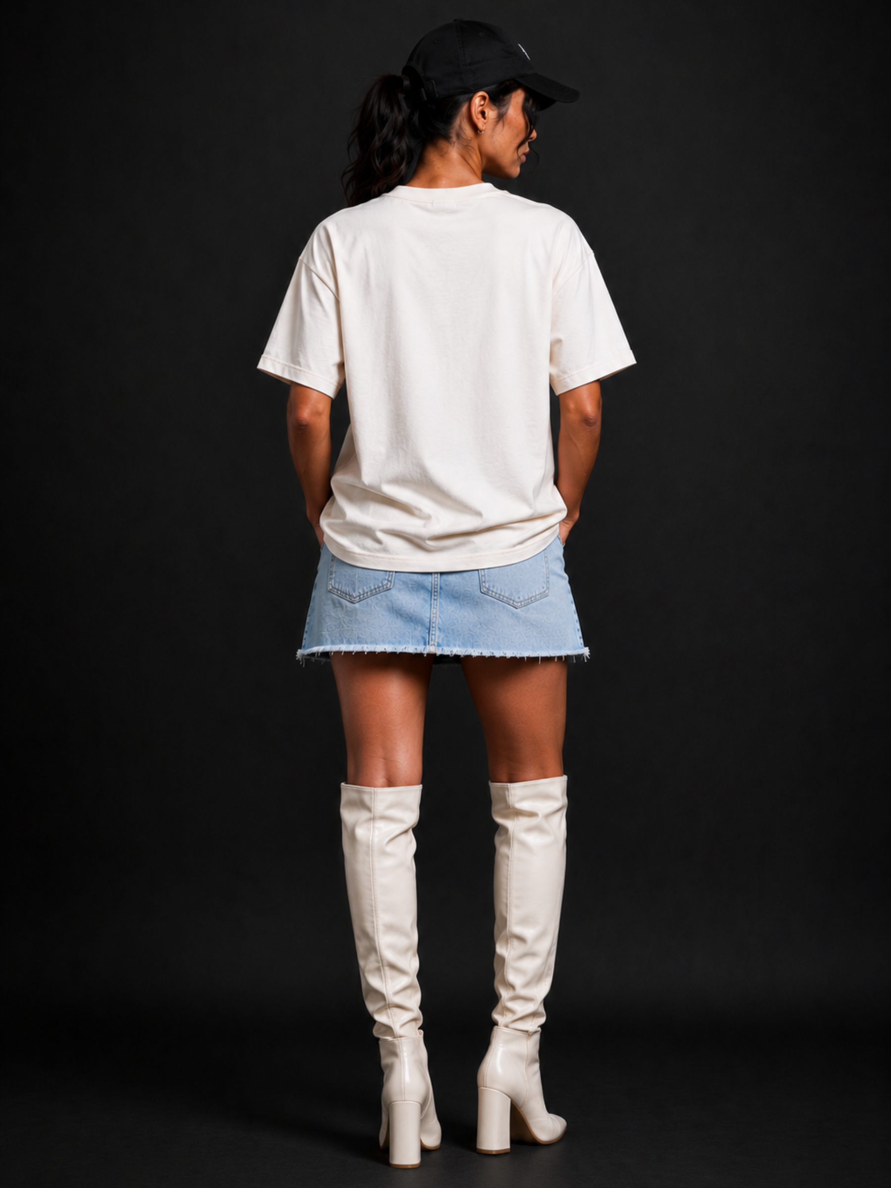 Reverie Oversized Tee White - Women