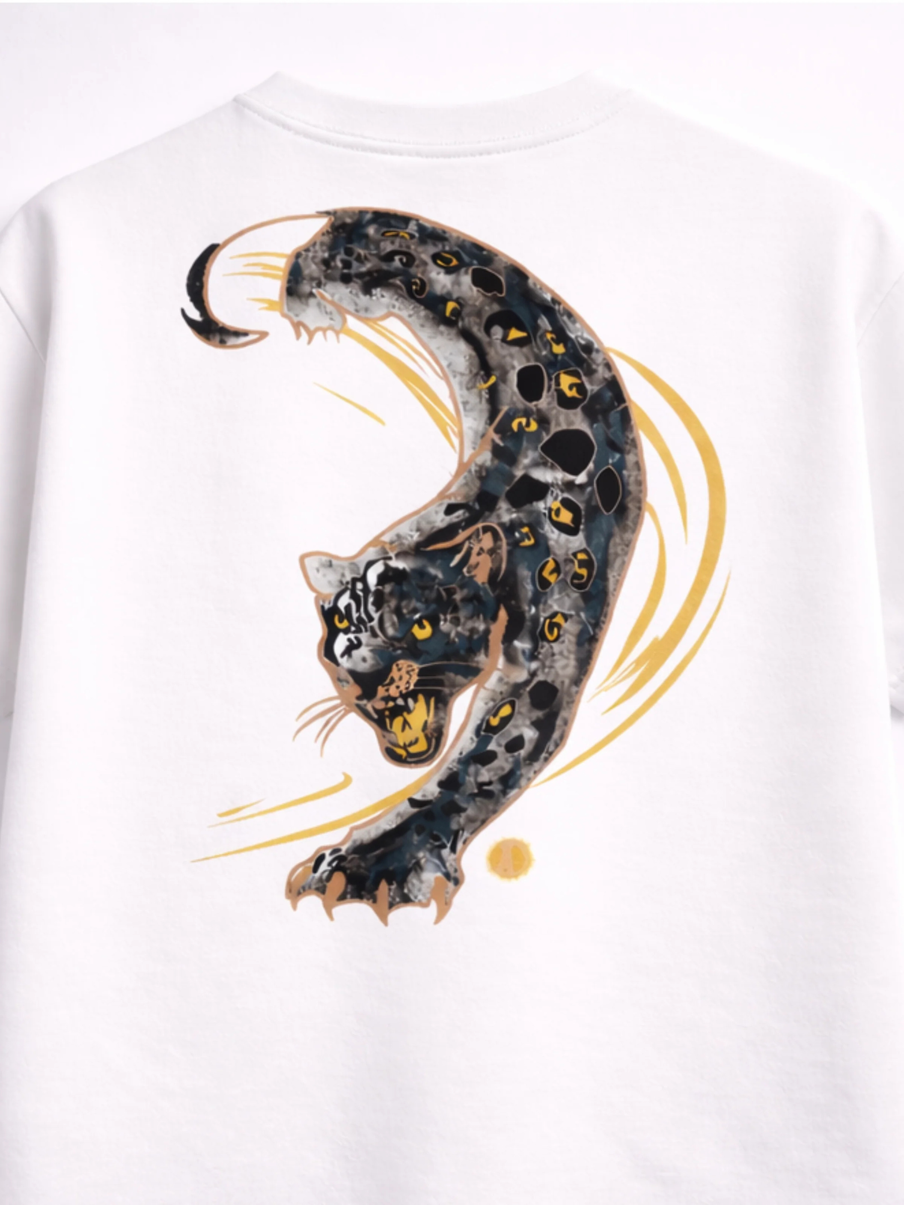 Midnight Panther Oversized Tee - Men