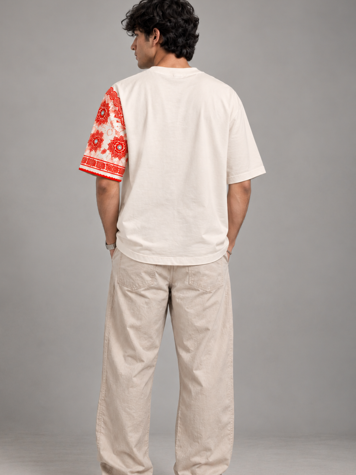 Shubh Labh Oversized Tee - Men