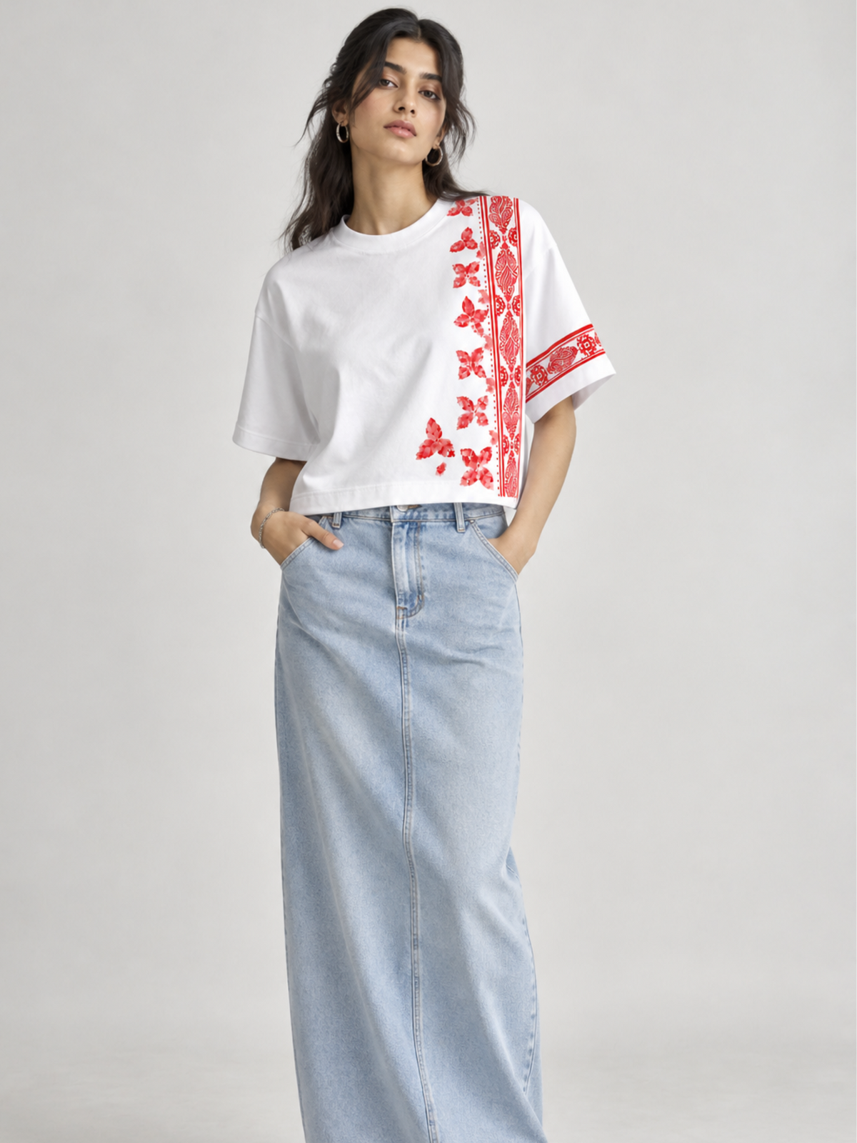 Pujo Croptop - Women