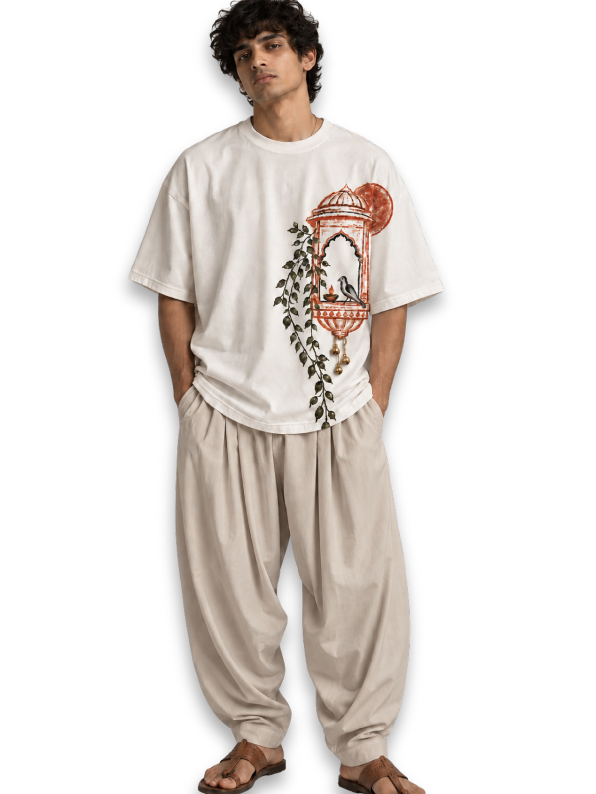 Angan Oversized Tee - Men