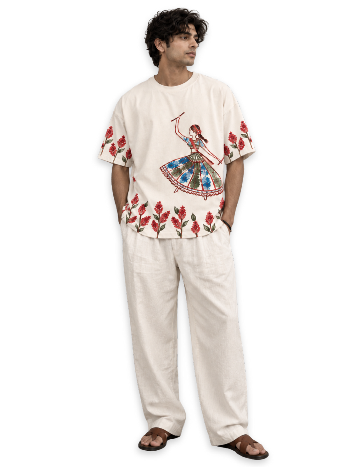 Jashn Oversized Tee - Men