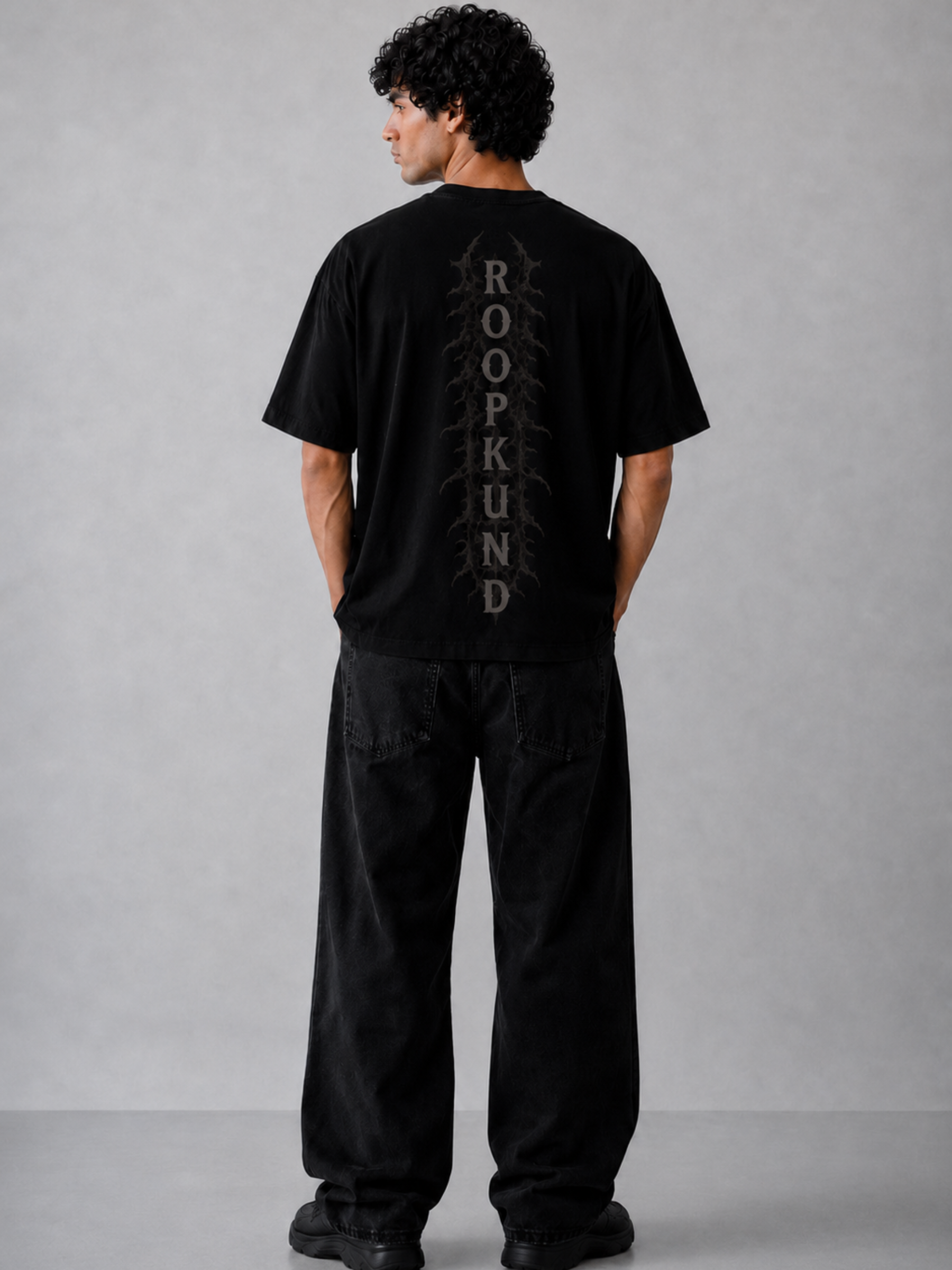Roopkund Skull Oversized Tee - Men