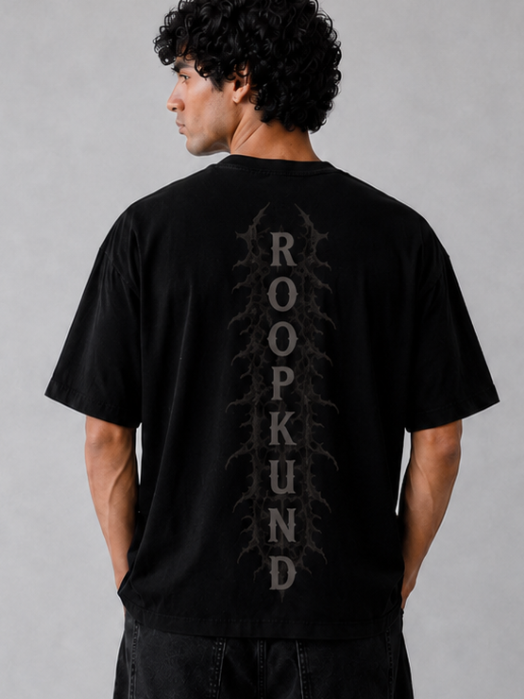 Roopkund Skull Oversized Tee - Men