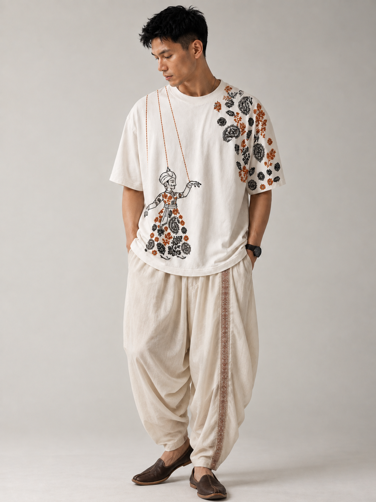 Kathputli Oversized Tee - Men
