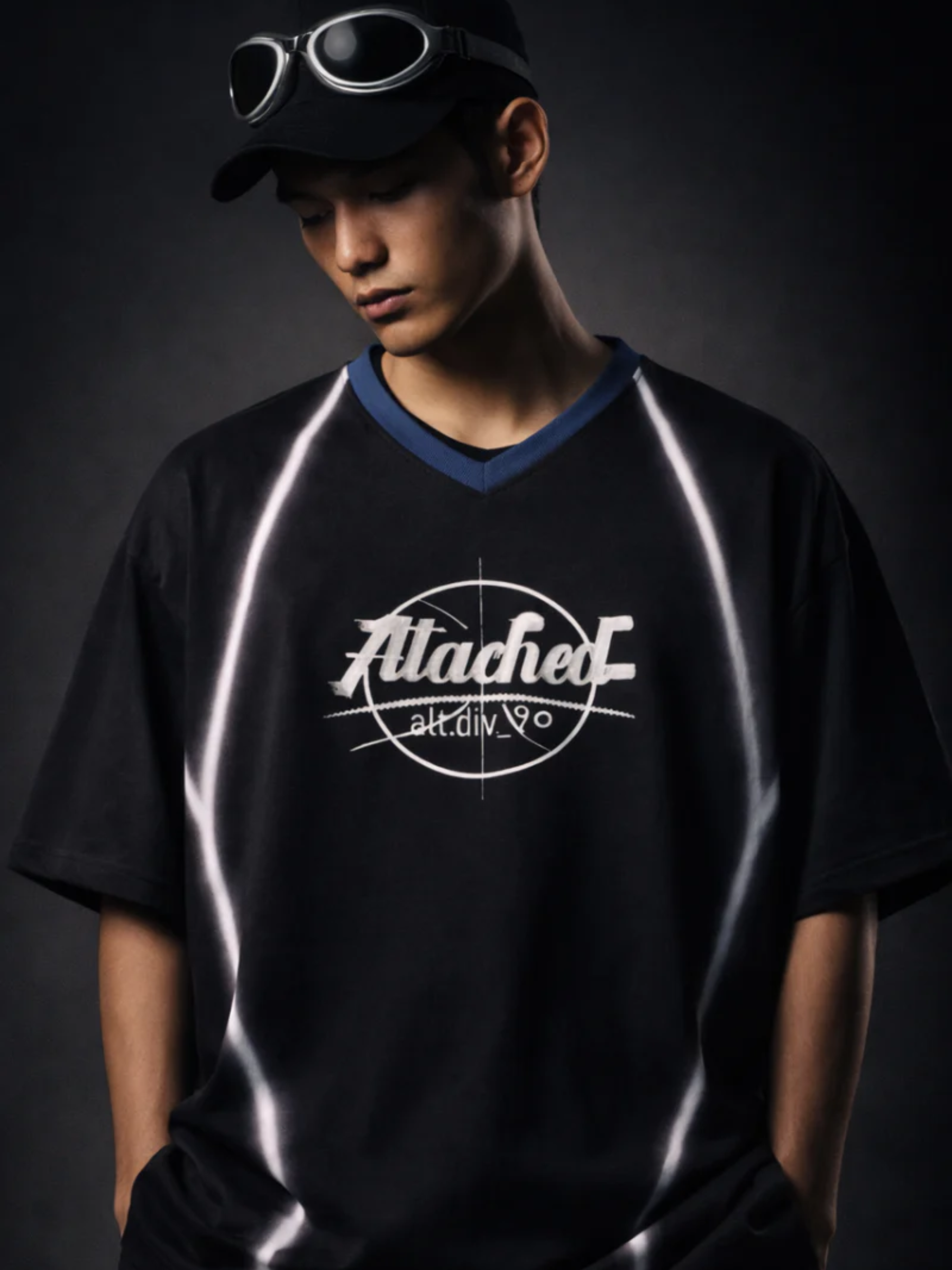 Oversized Black Jersey - Men