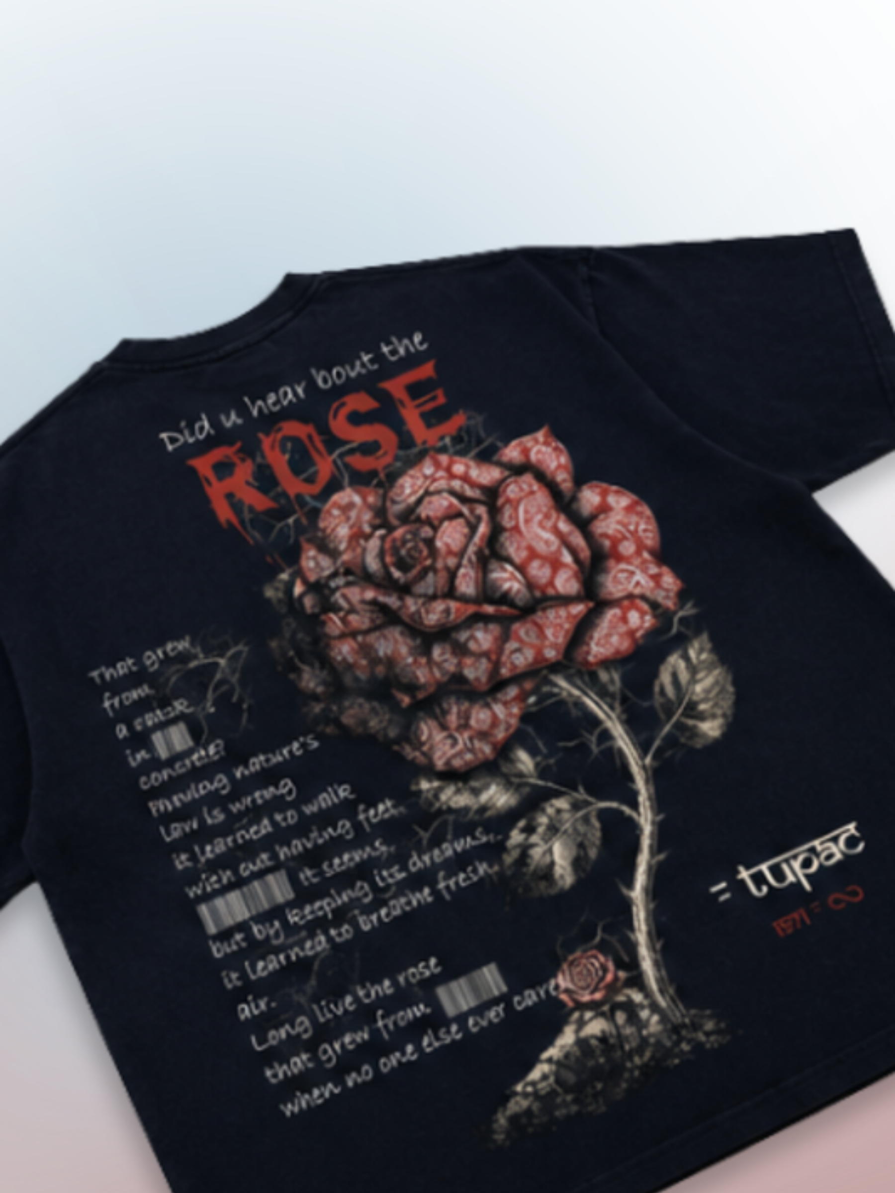 Long Live the Rose Oversized Tee - Women