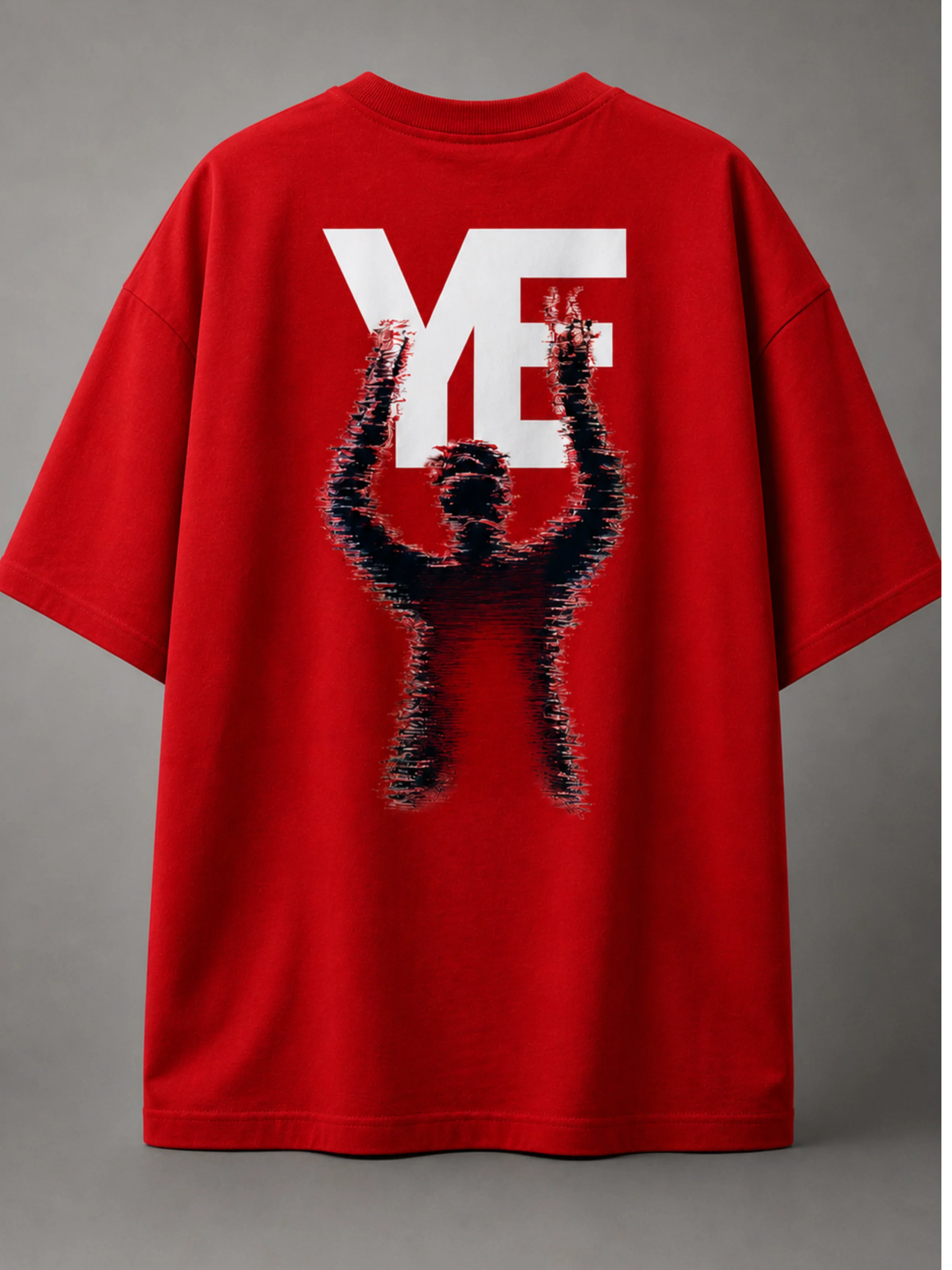 YE Red Concert Ready Oversized Tee- Women