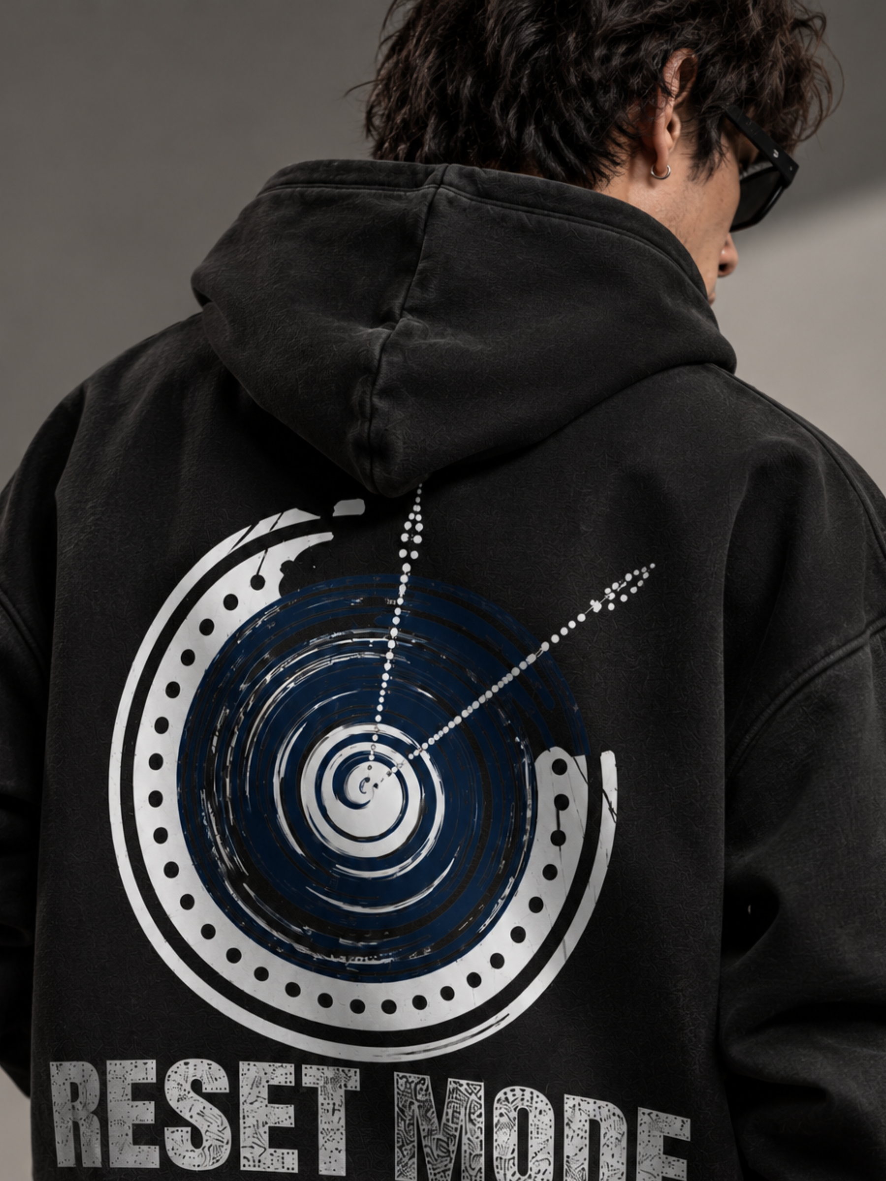 Reset 2027 Handcrafted Hoodie Black - Men