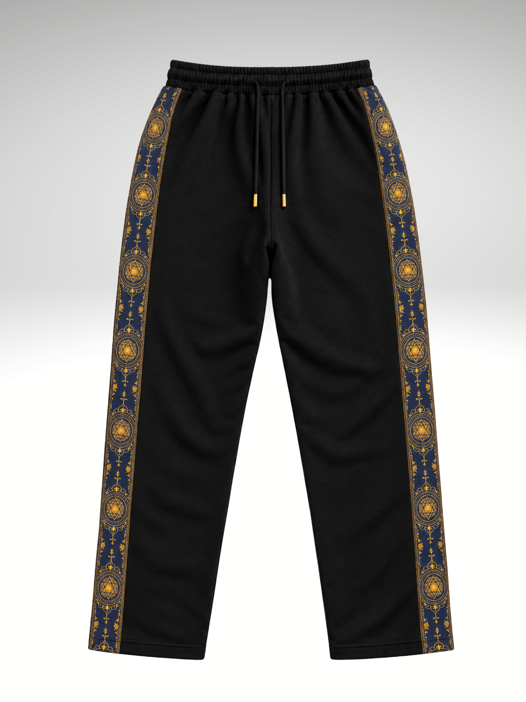 Cosmic Hoodie-Flared Stylised Black Coordset - Men