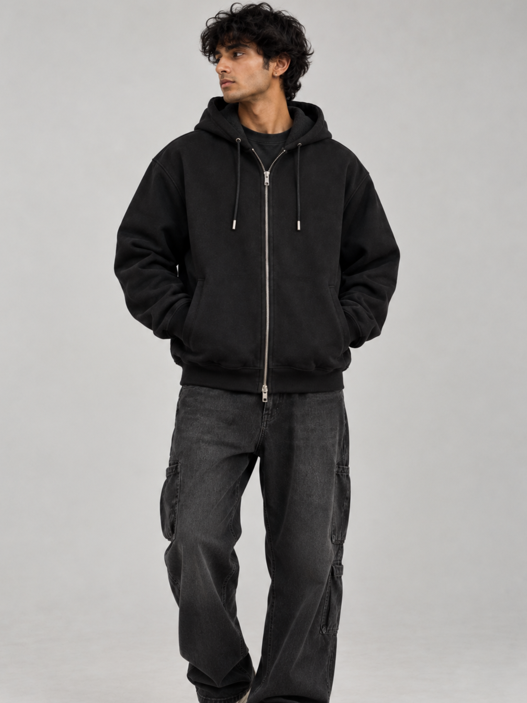 Safarnama Concert BagPack Black hoodie - Men