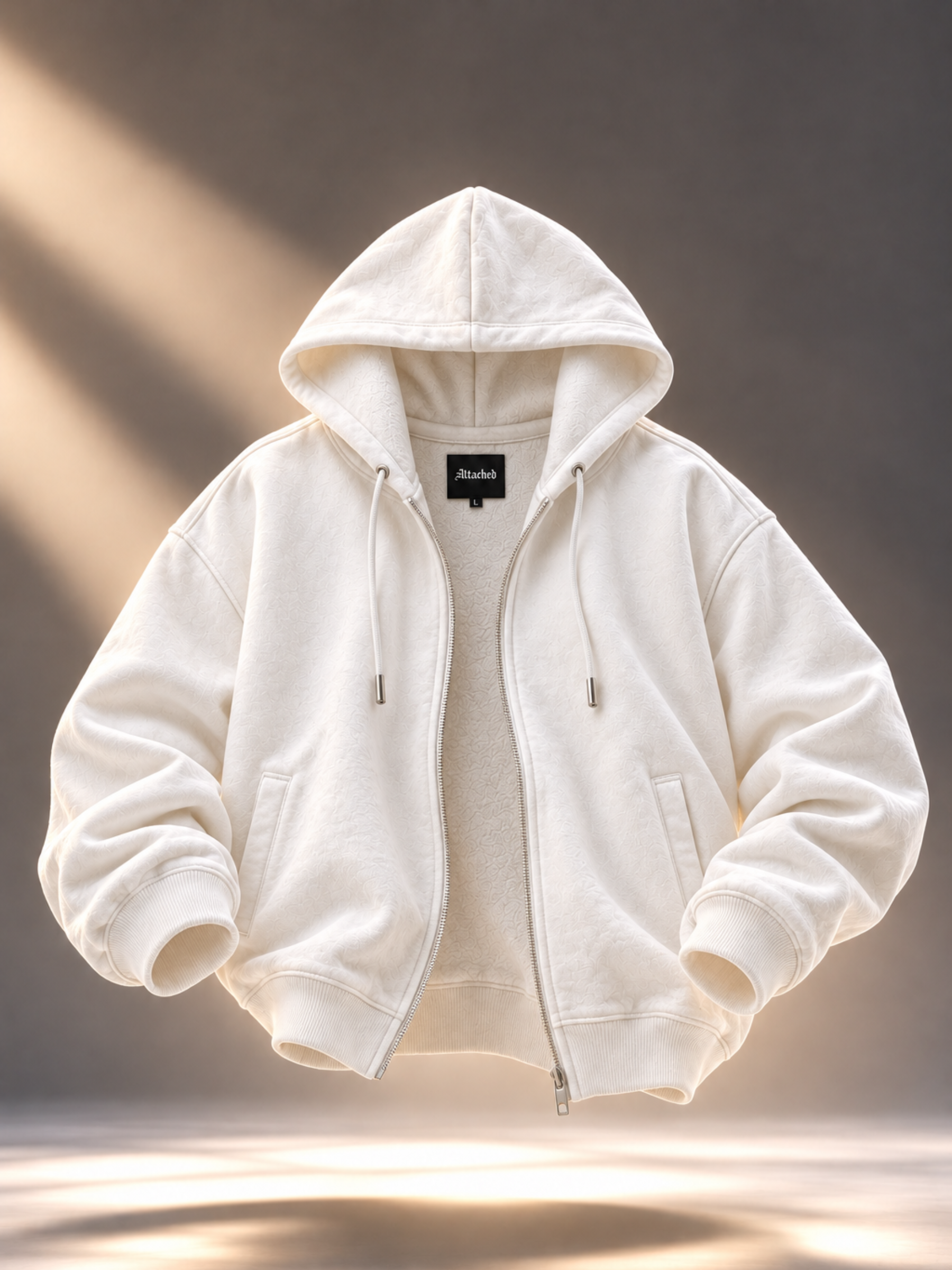 Safarnama Travel Uni BagPack White hoodie - Women