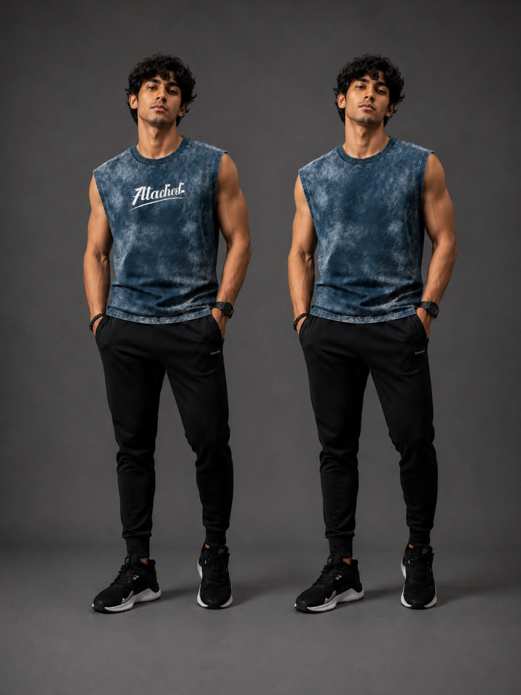 FlexCore Ocean Blue Vest + Ocean Blue Sculpt Vest - Men's Combo