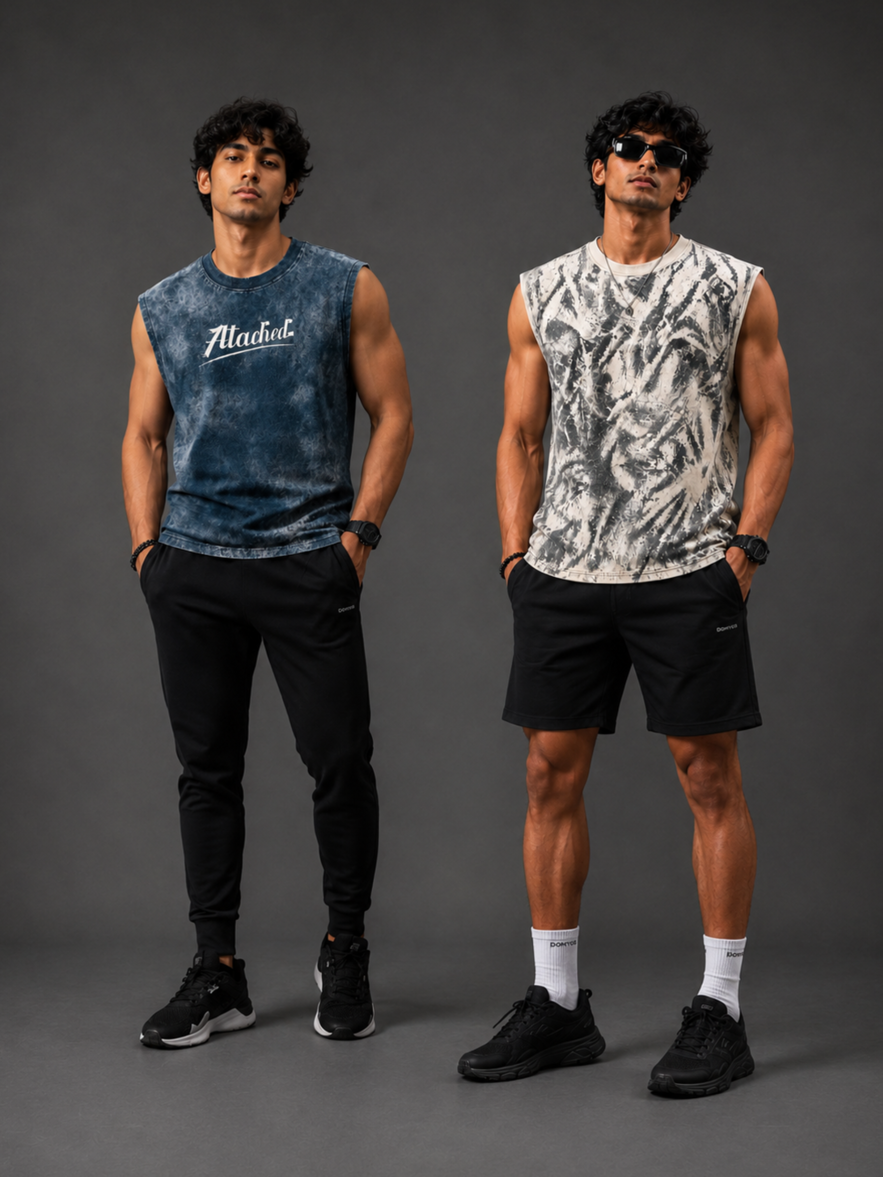 FlexCore Ocean Blue Vest + KineticFlow Mesh Vest - Men's Combo