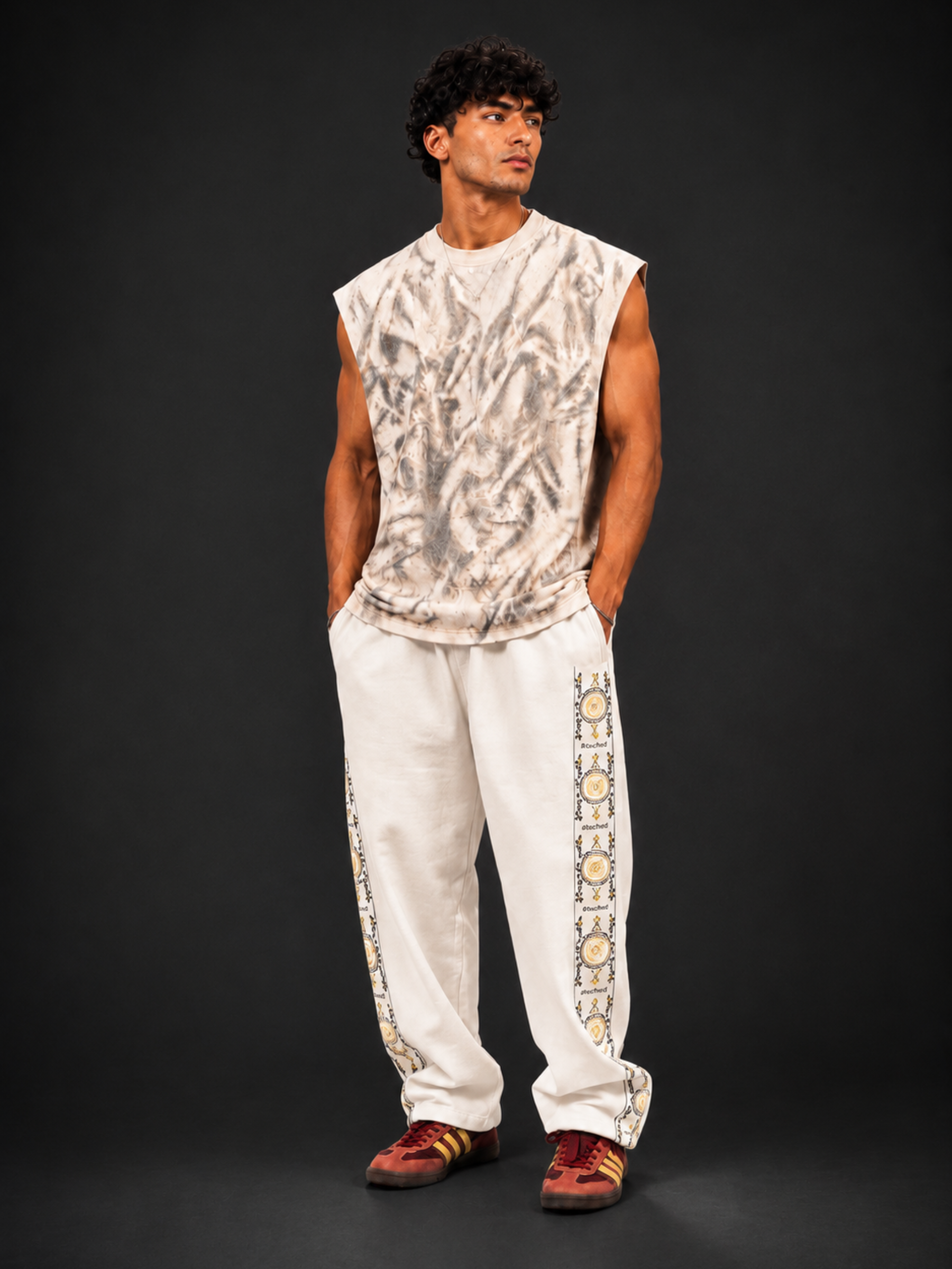 KineticFlow Active Set — Mesh Vest + Stride Track Pant (Men)