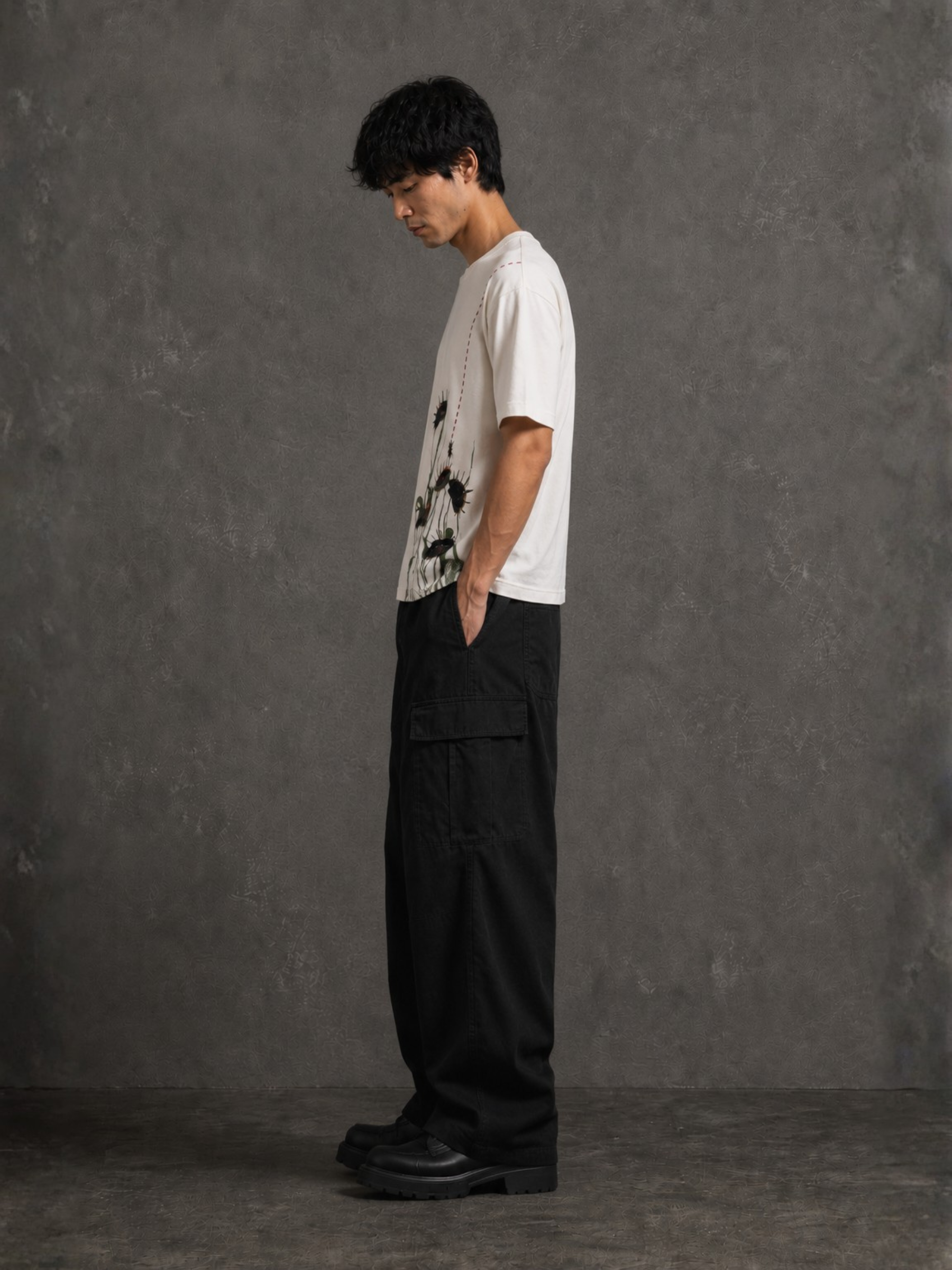 FlyTrap Oversized Tee White - Men