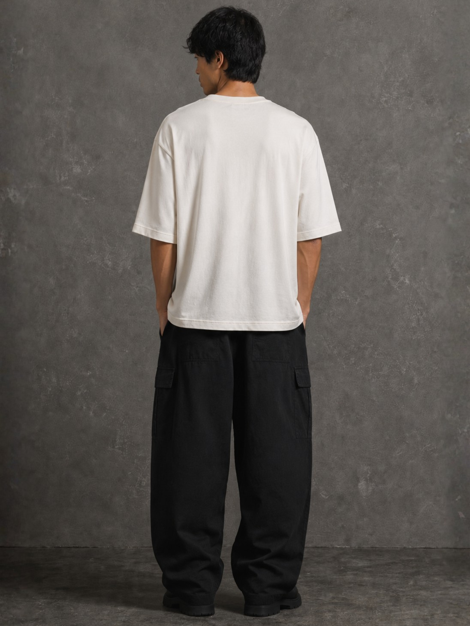 FlyTrap Oversized Tee White - Men