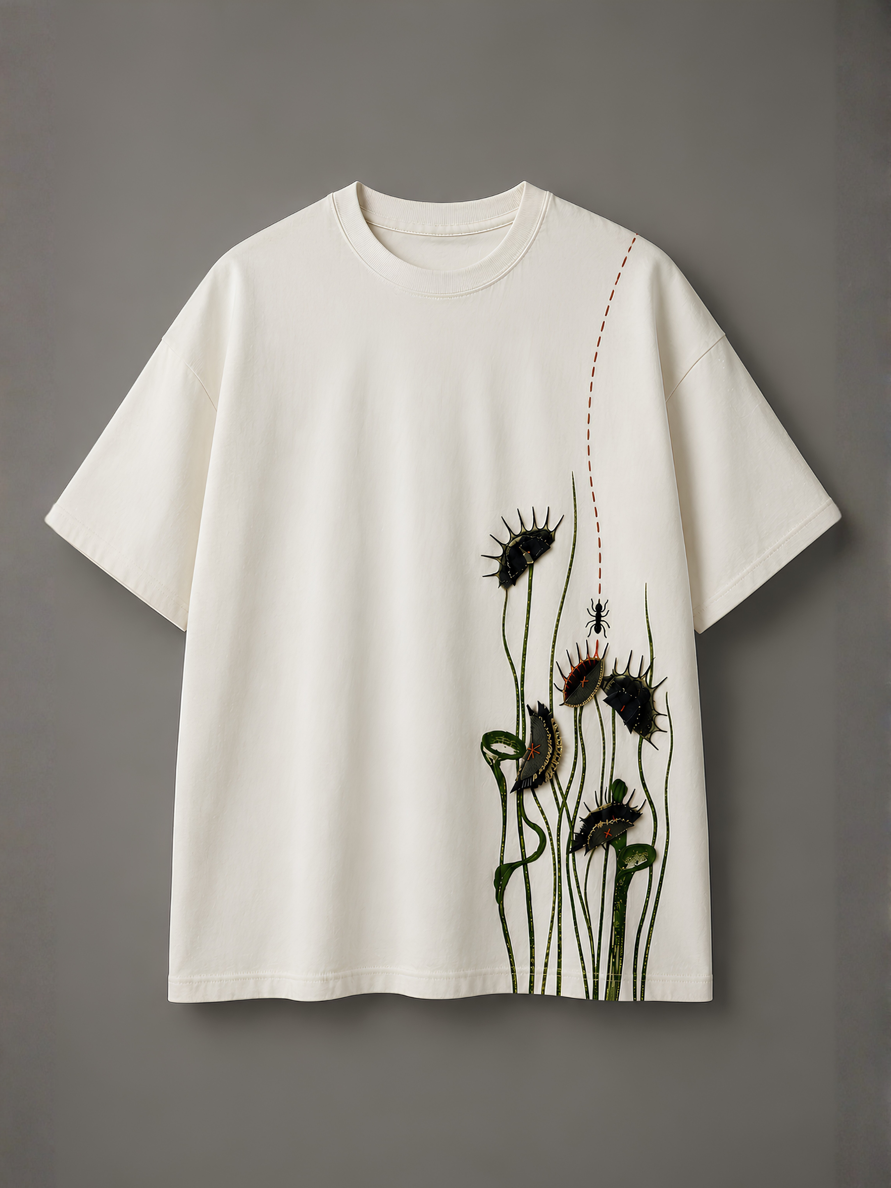 FlyTrap Oversized Tee White - Men