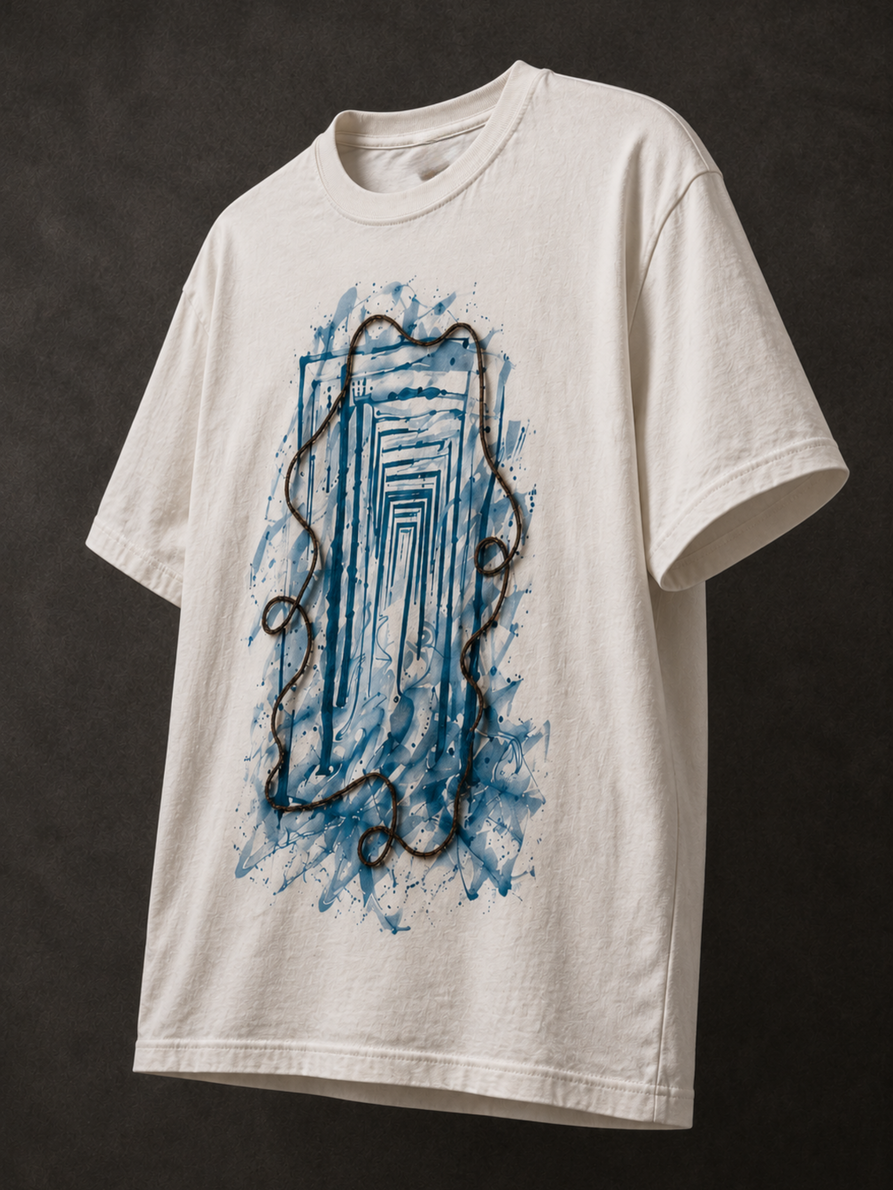 Reverie Oversized Tee White - Men