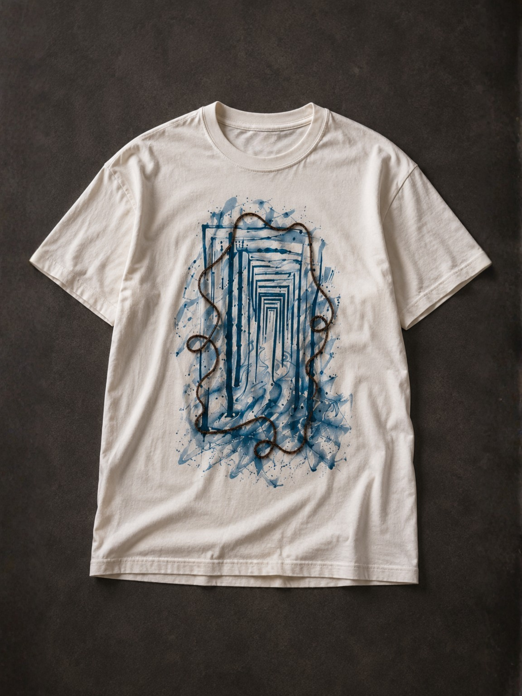 Reverie Oversized Tee White - Men