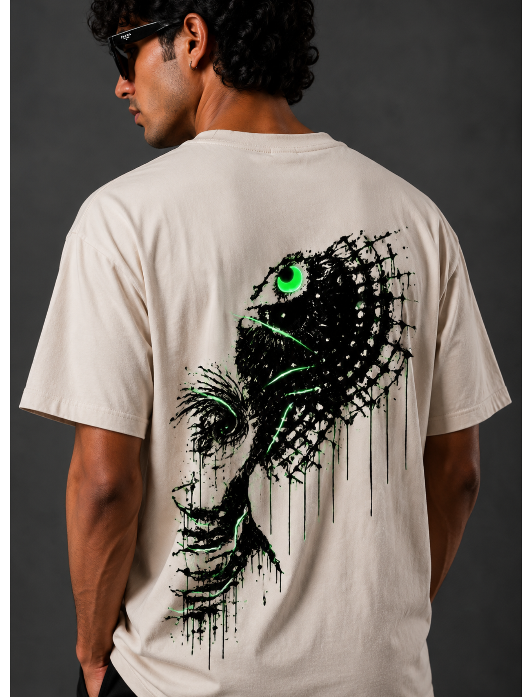 VIGIL Oversized Tee White - Men
