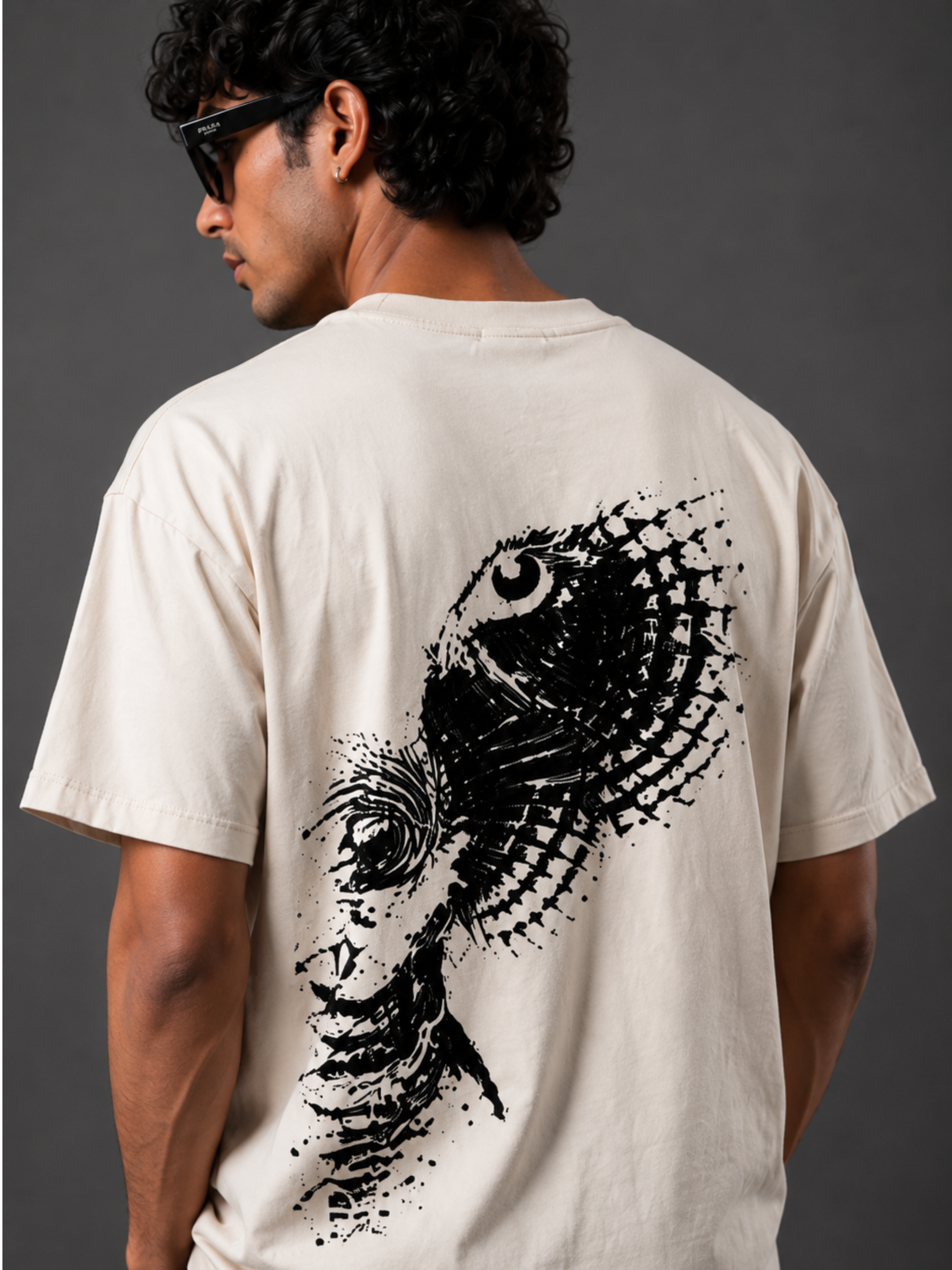 VIGIL Oversized Tee White - Men