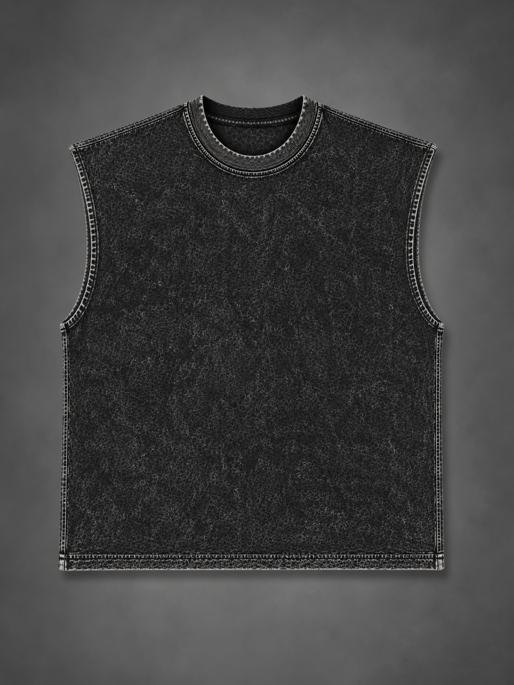 PulseMax Black Athletic Vest - Men