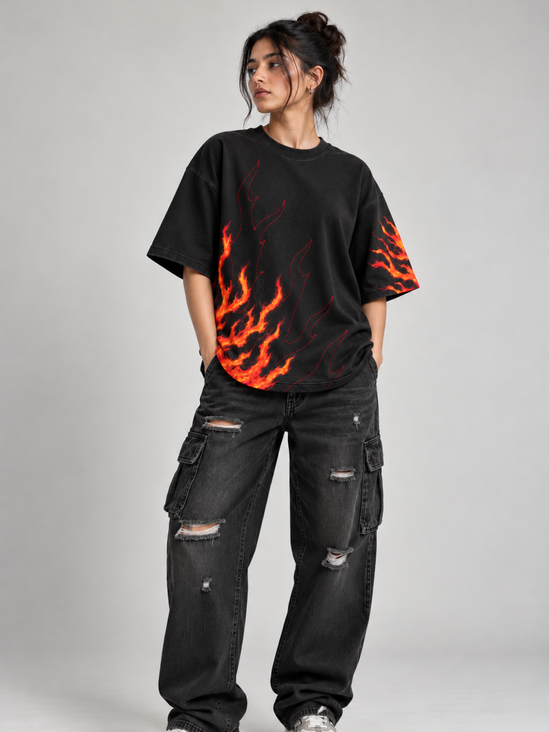 Ignited Oversized Tee - Women