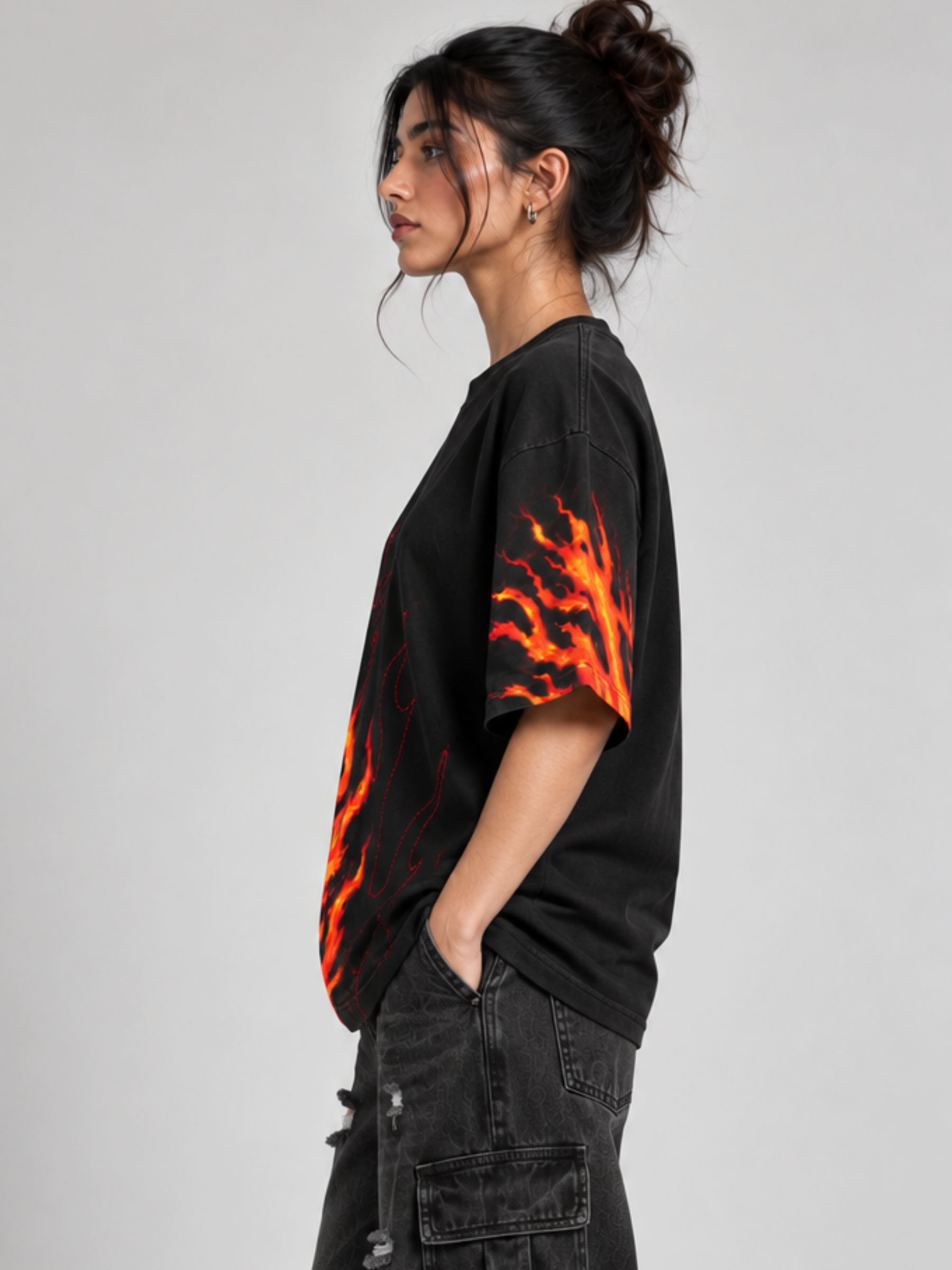 Ignited Oversized Tee - Women