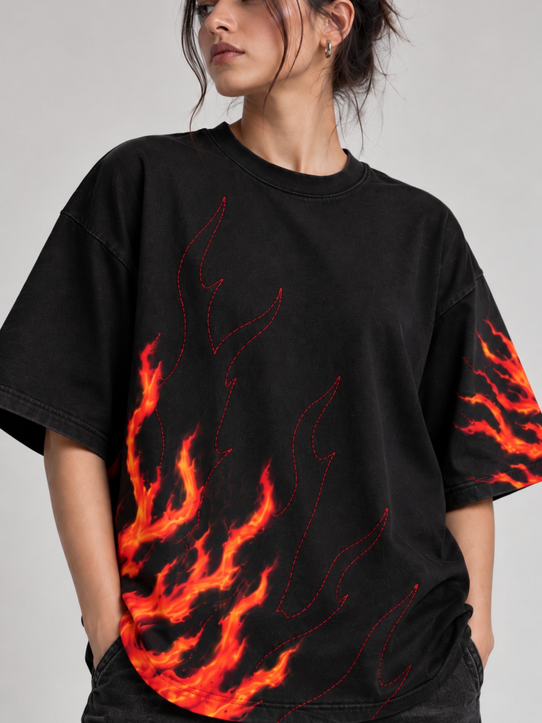 Ignited Oversized Tee - Women